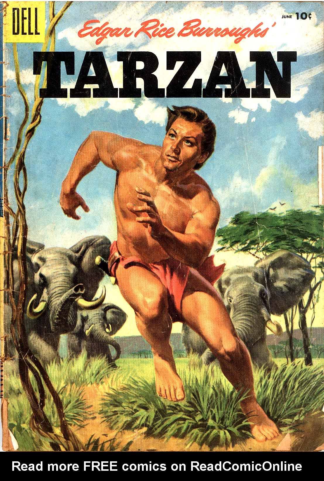 Read online Tarzan (1948) comic -  Issue #69 - 1