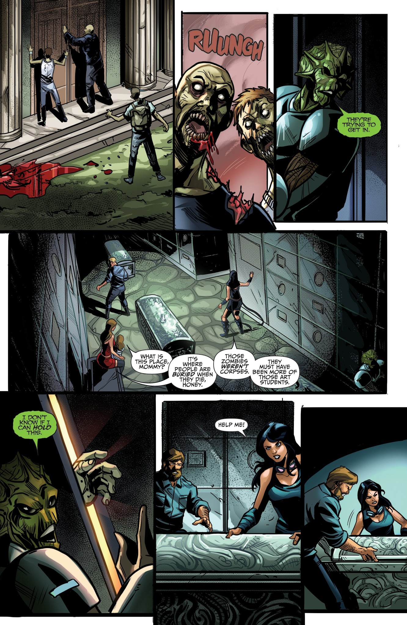Read online Aliens vs. Zombies comic -  Issue #5 - 14