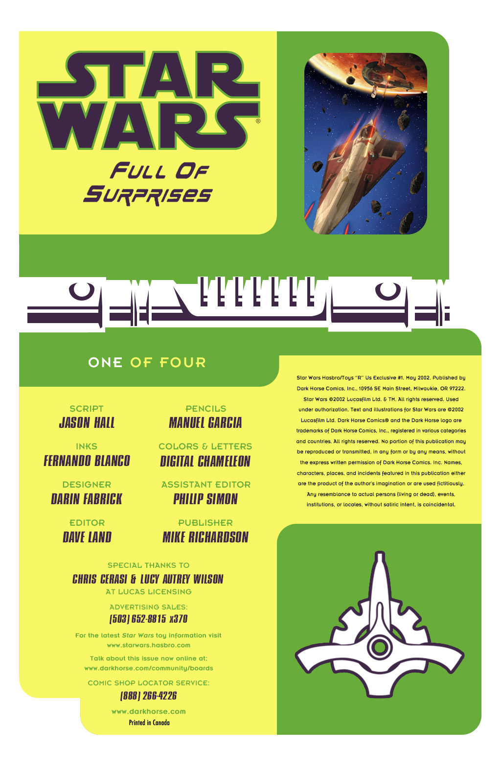 Read online Star Wars: Hasbro/Toys "R" Us Exclusive comic -  Issue #1 - 2