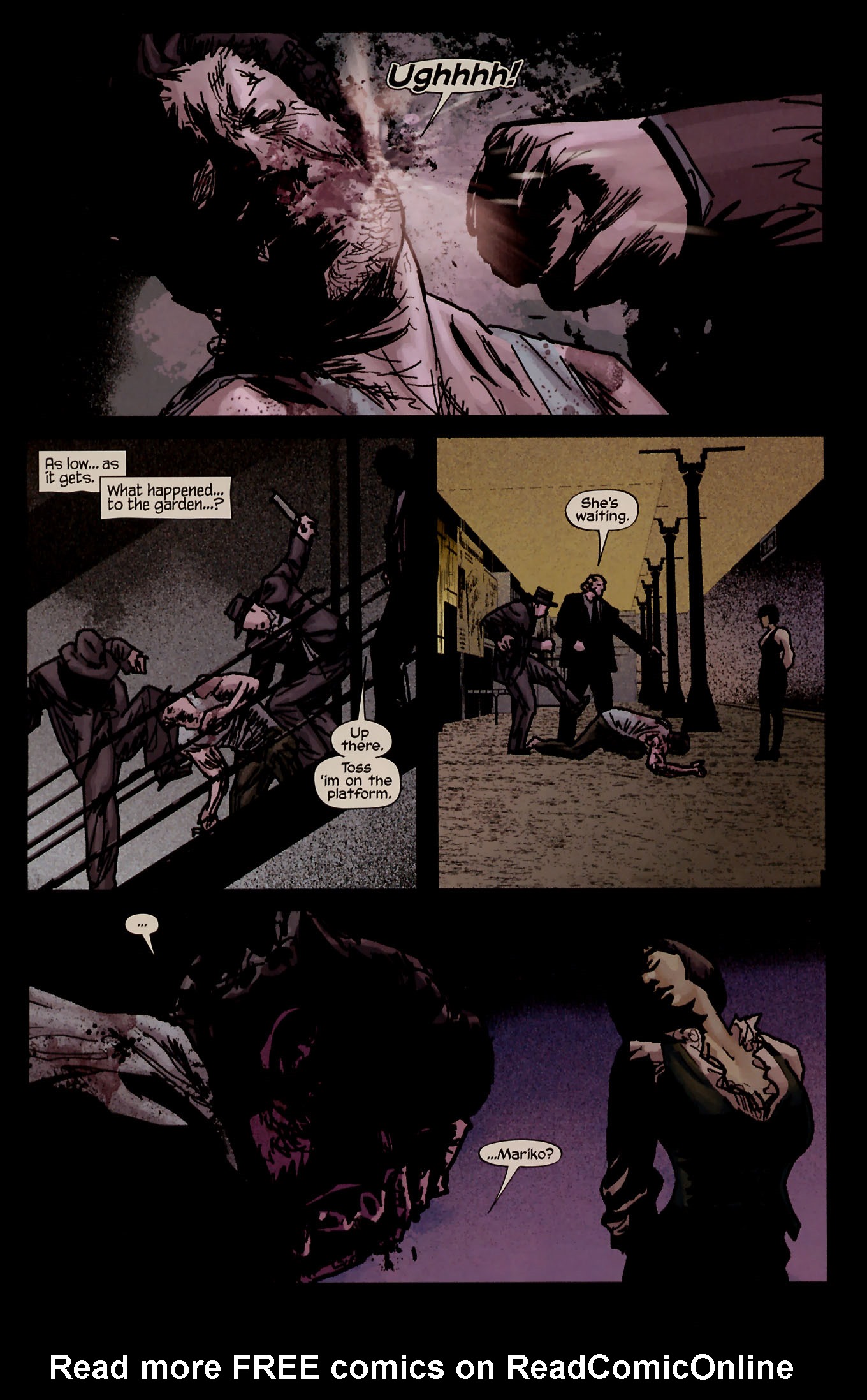 Read online Wolverine Noir comic -  Issue #4 - 10