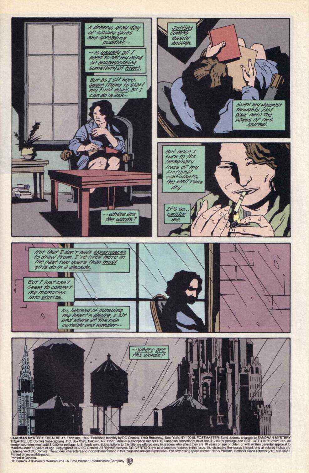 Read online Sandman Mystery Theatre comic -  Issue #47 - 2