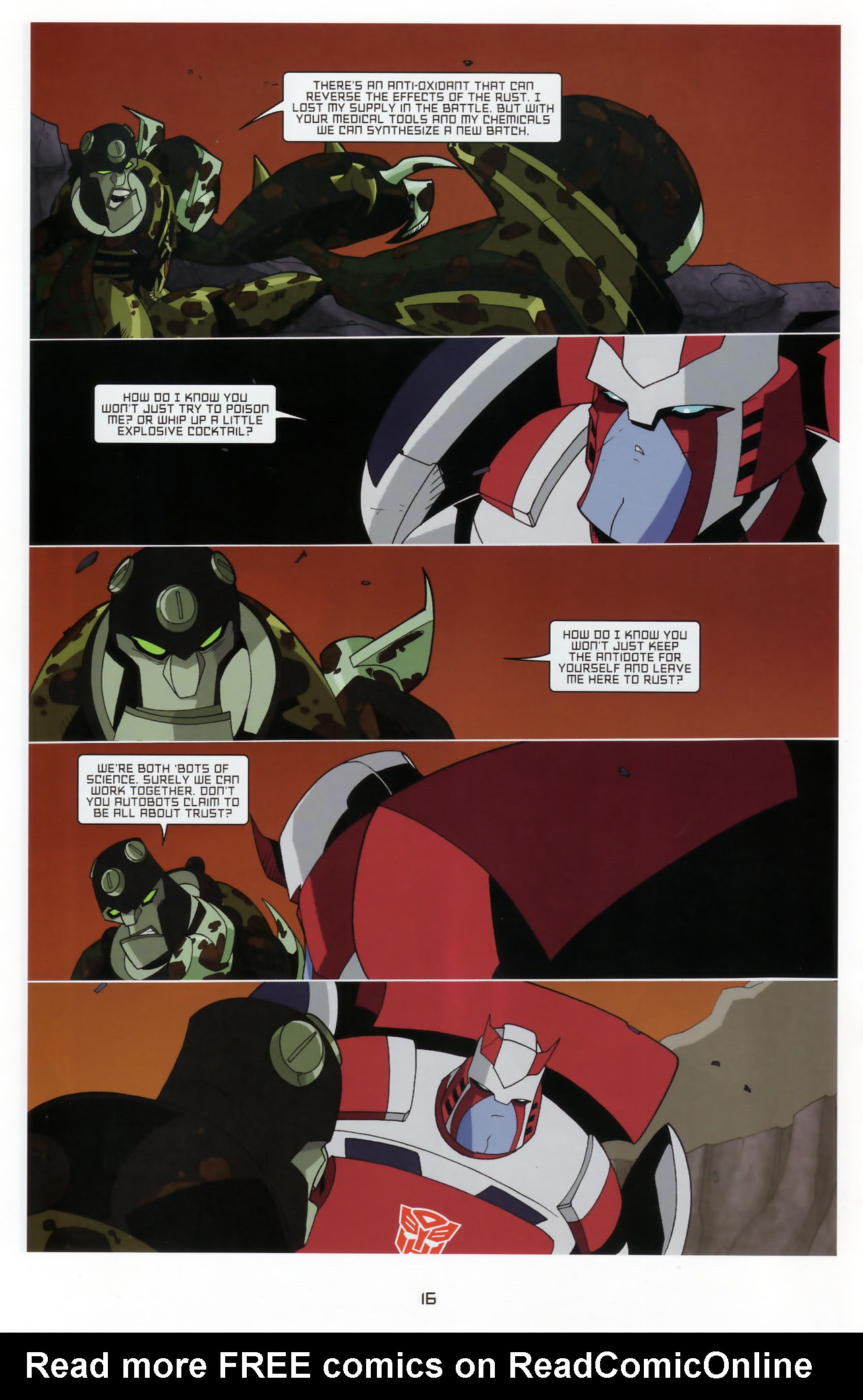 Read online Transformers Animated: The Arrival comic -  Issue #3 - 18