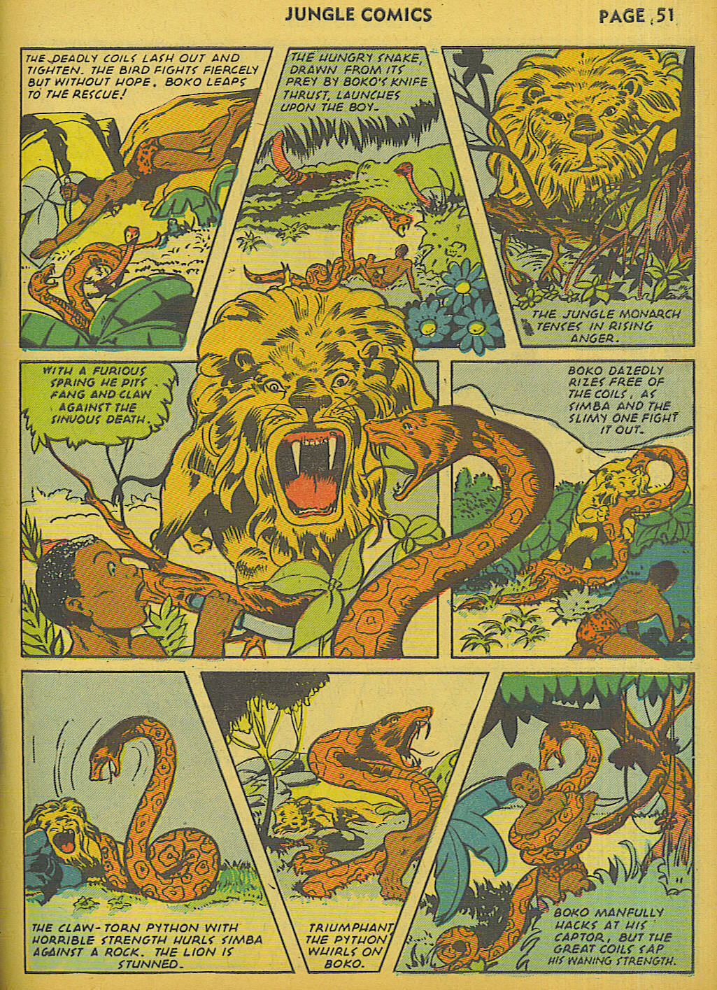 Read online Jungle Comics comic -  Issue #30 - 55
