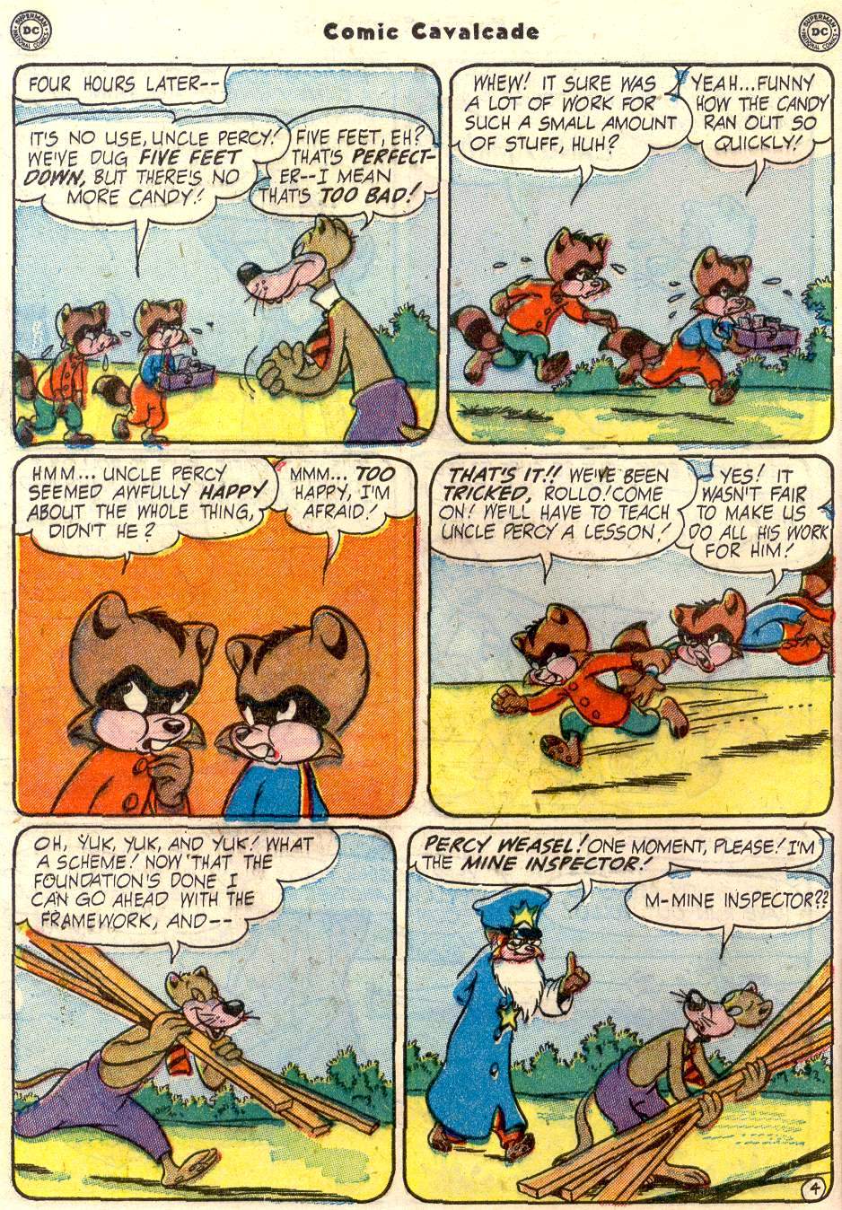 Read online Comic Cavalcade comic -  Issue #43 - 54