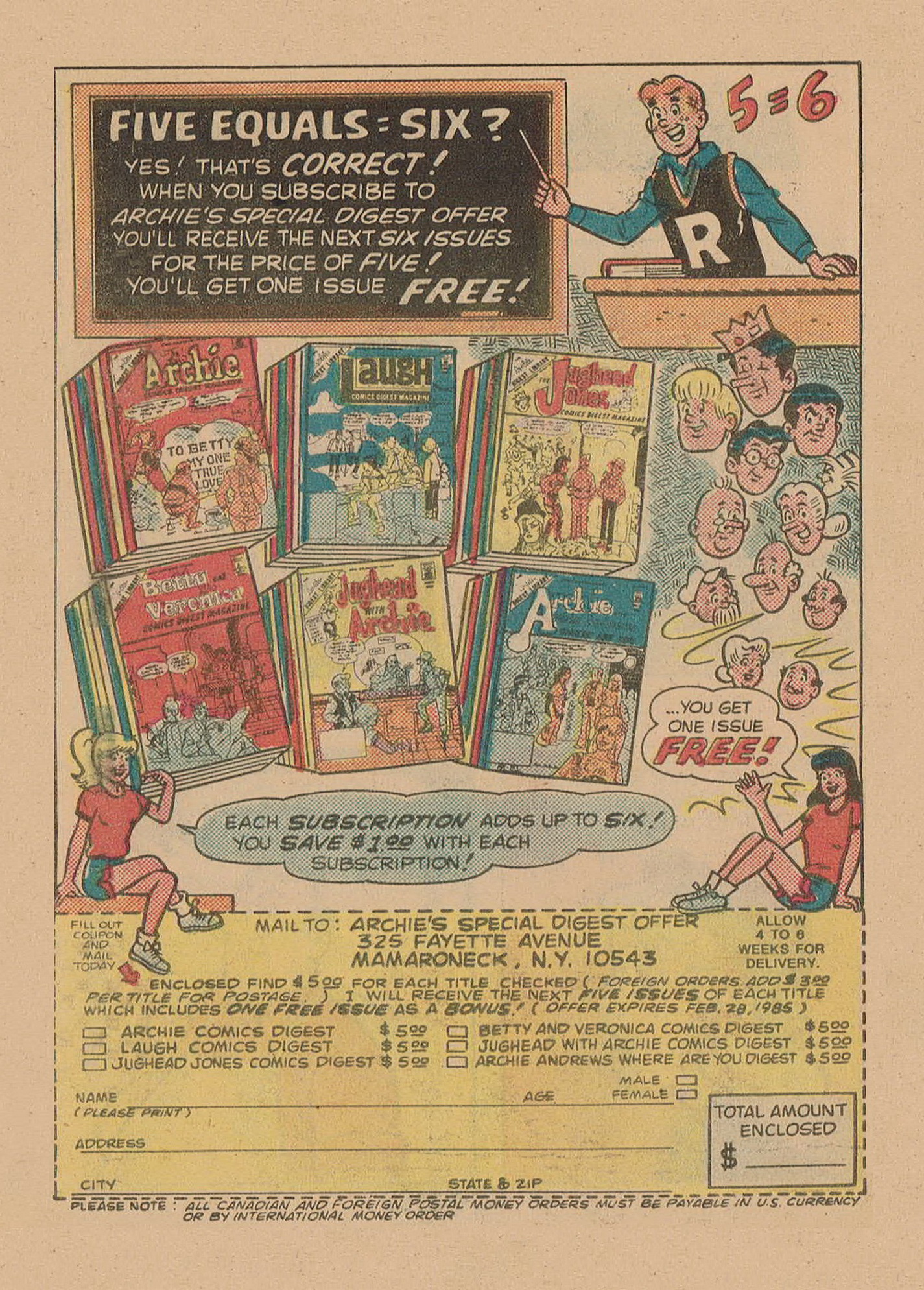 Read online Archie Digest Magazine comic -  Issue #71 - 130