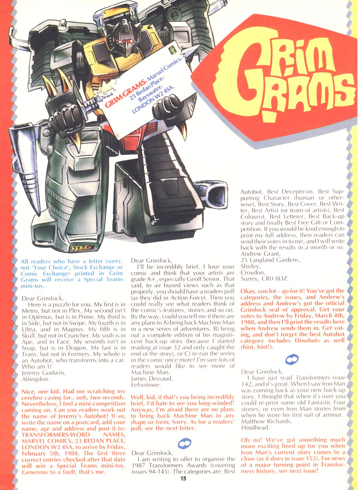 Read online The Transformers (UK) comic -  Issue #151 - 14
