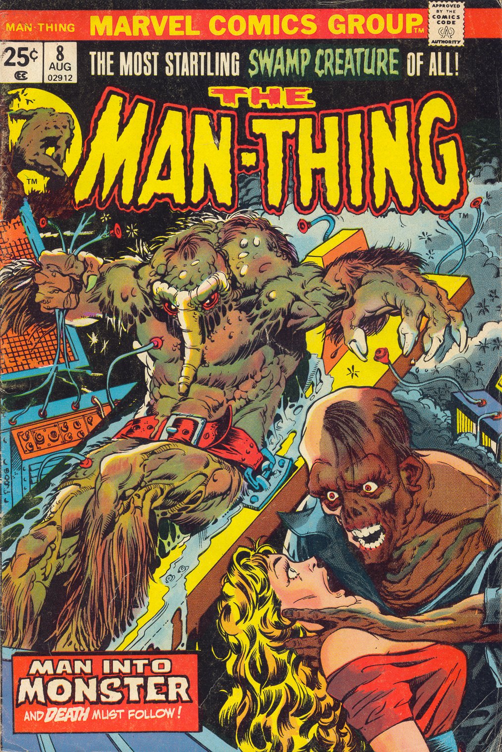 Read online Man-Thing (1974) comic -  Issue #8 - 1