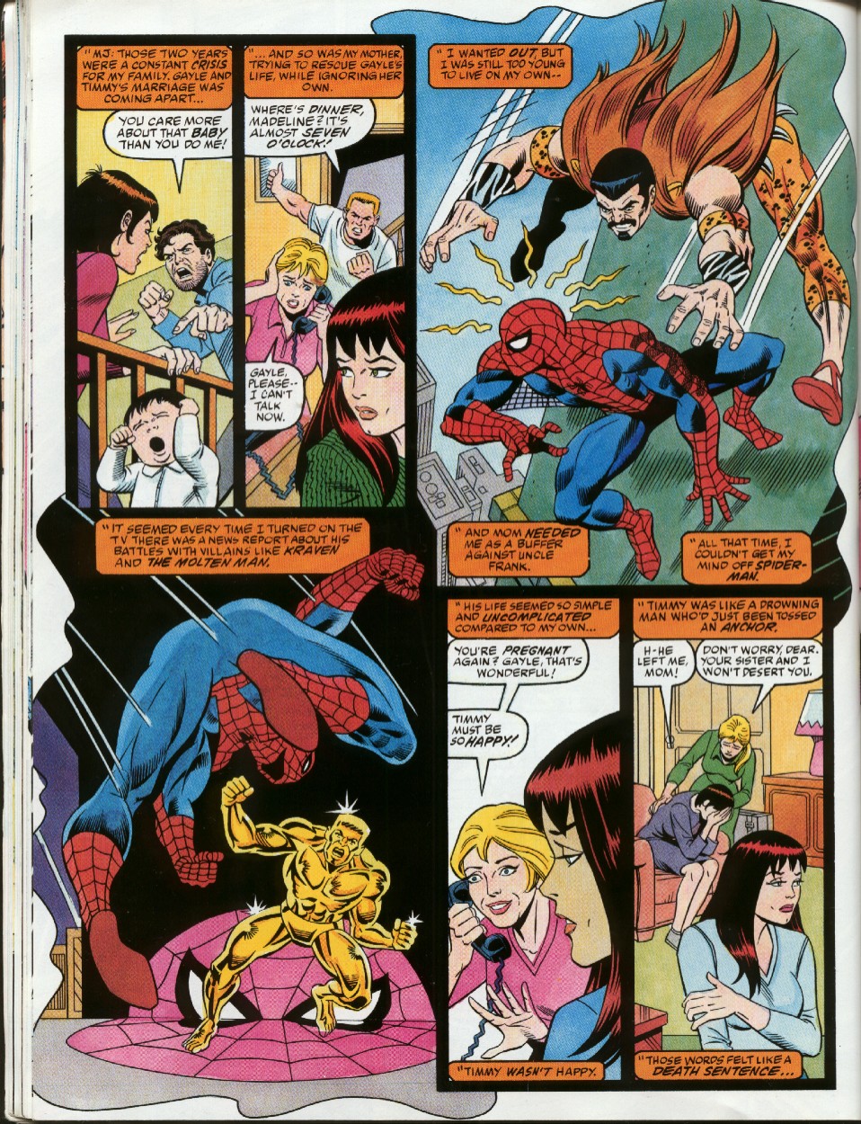 Read online Marvel Graphic Novel comic -  Issue #46 - Spider-Man - Parallel Lives - 36