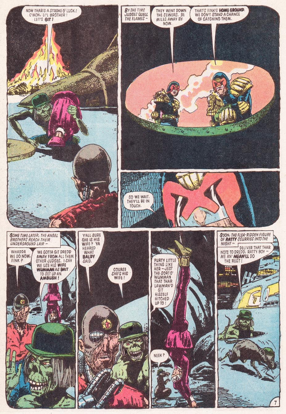 Read online Judge Dredd (1983) comic -  Issue #32 - 8