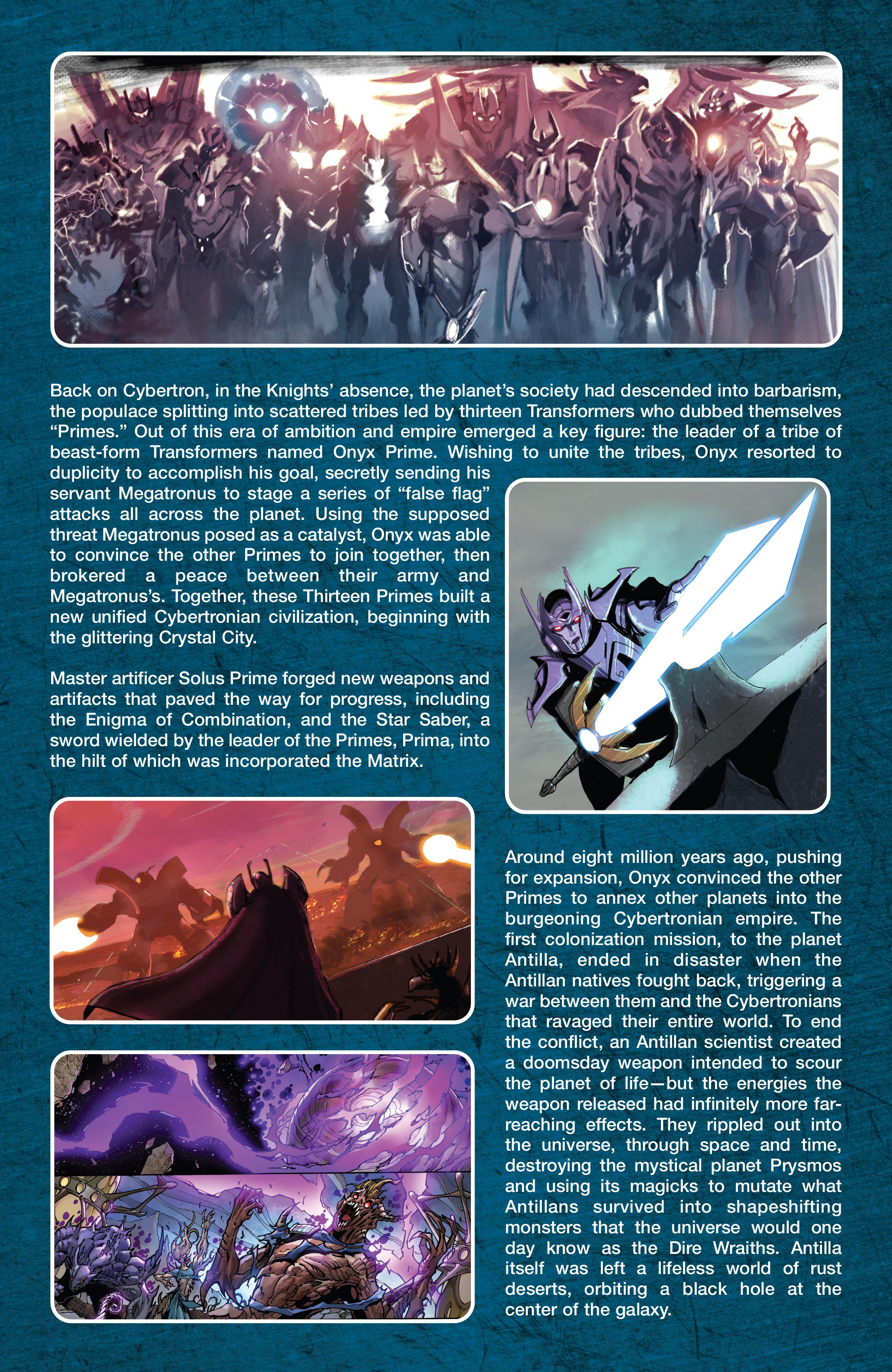 Read online Transformers: Historia comic -  Issue # Full - 5