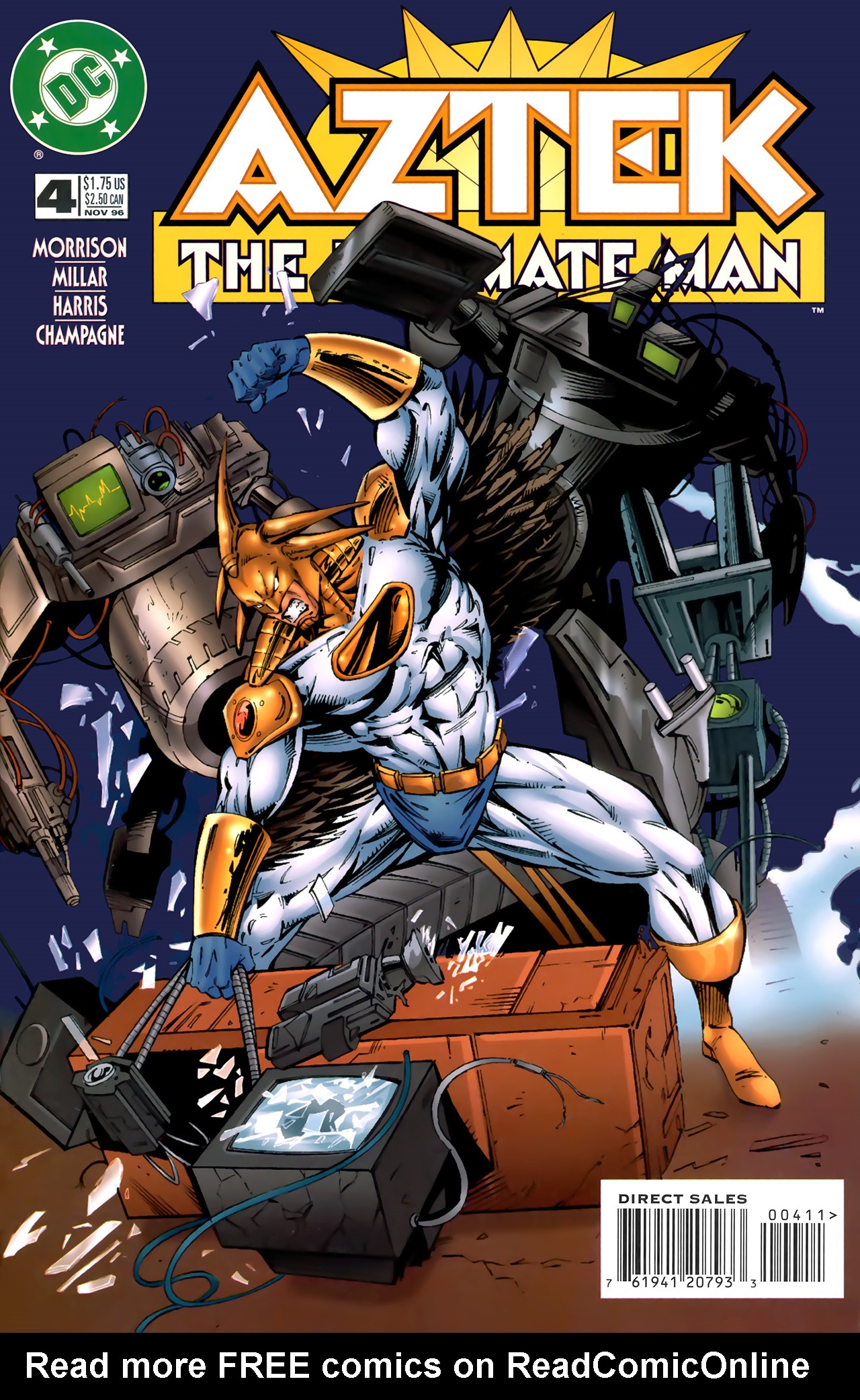 Read online Aztek: The Ultimate Man comic -  Issue #4 - 1