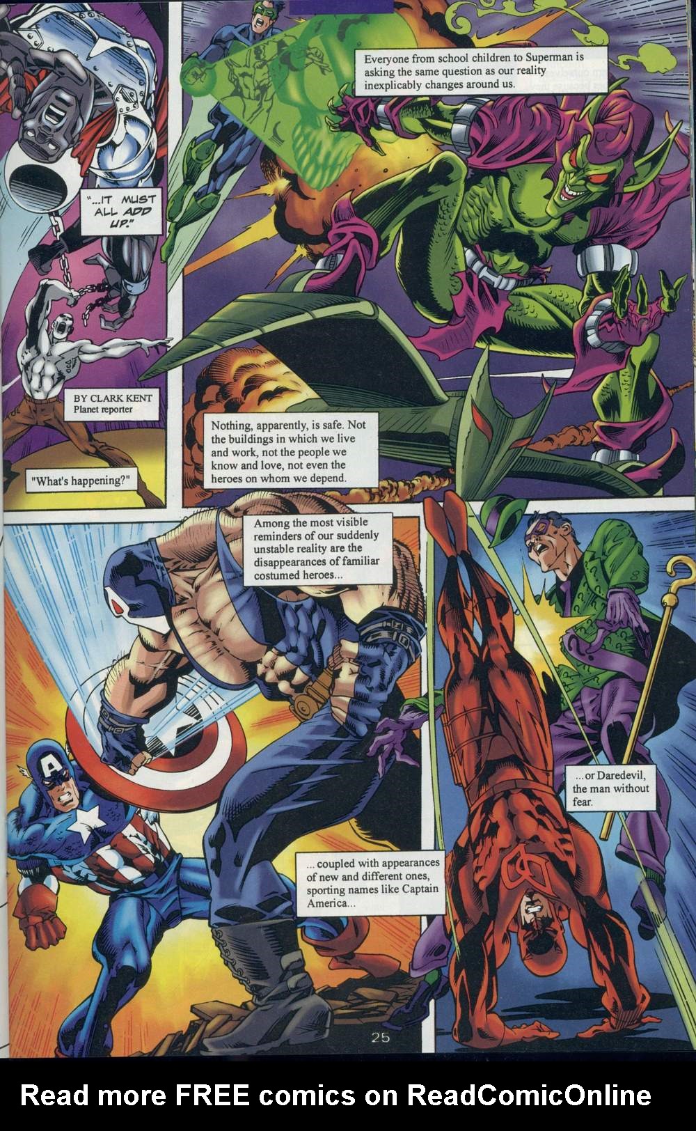 Read online DC vs. Marvel comic -  Issue #1 - 27