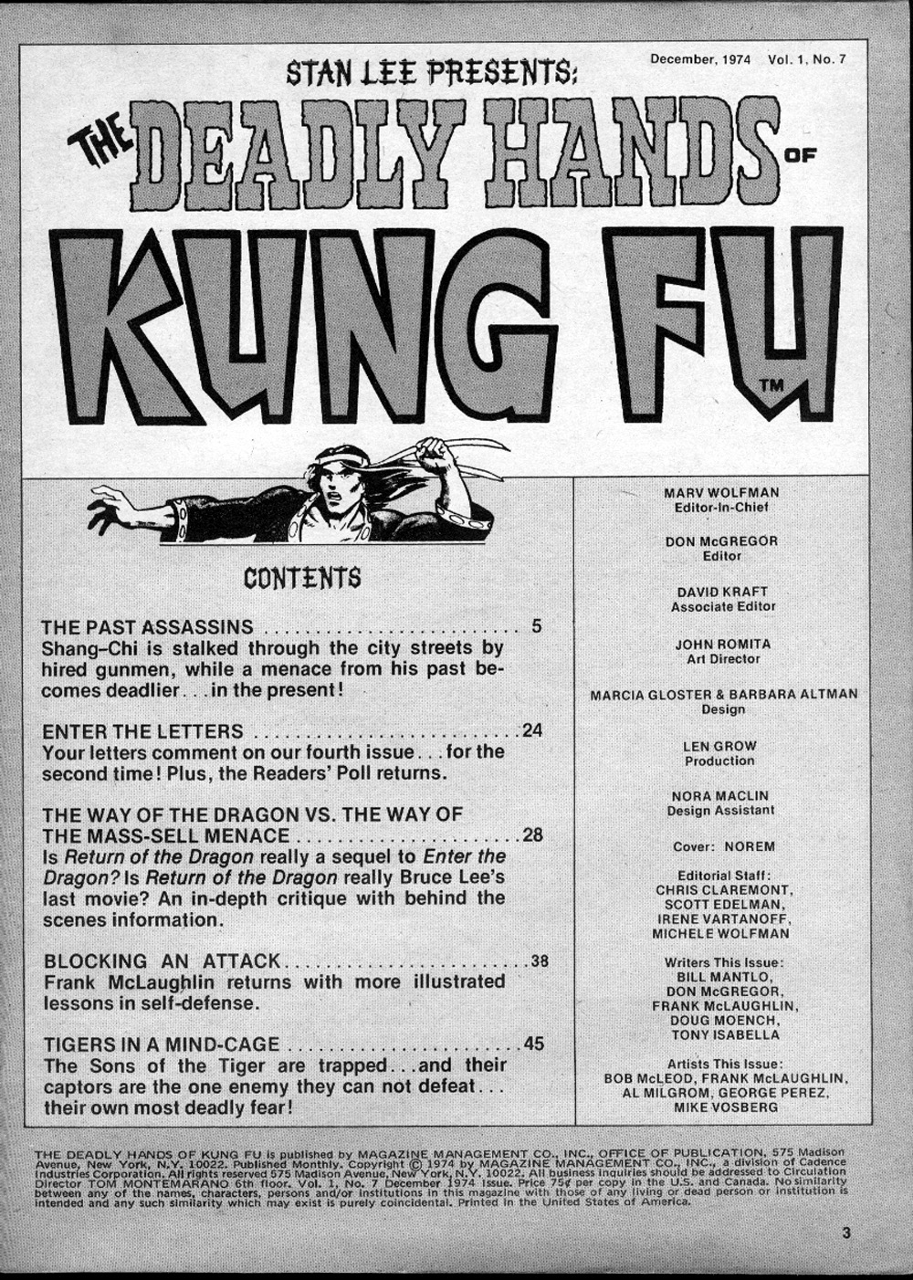 The Deadly Hands of Kung Fu Issue #7 #8 - English 3