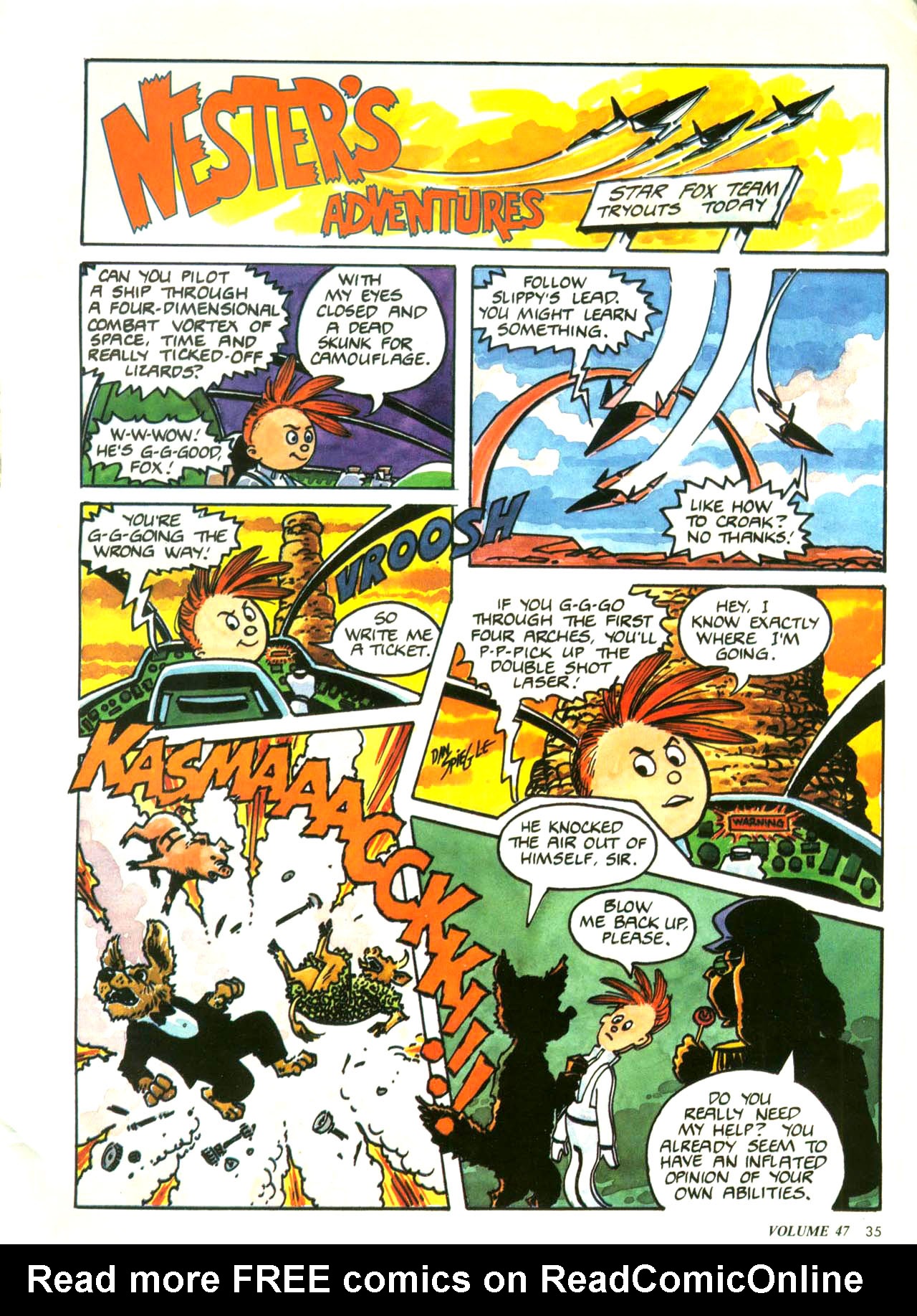 Read online Nintendo Power comic -  Issue #47 - 38