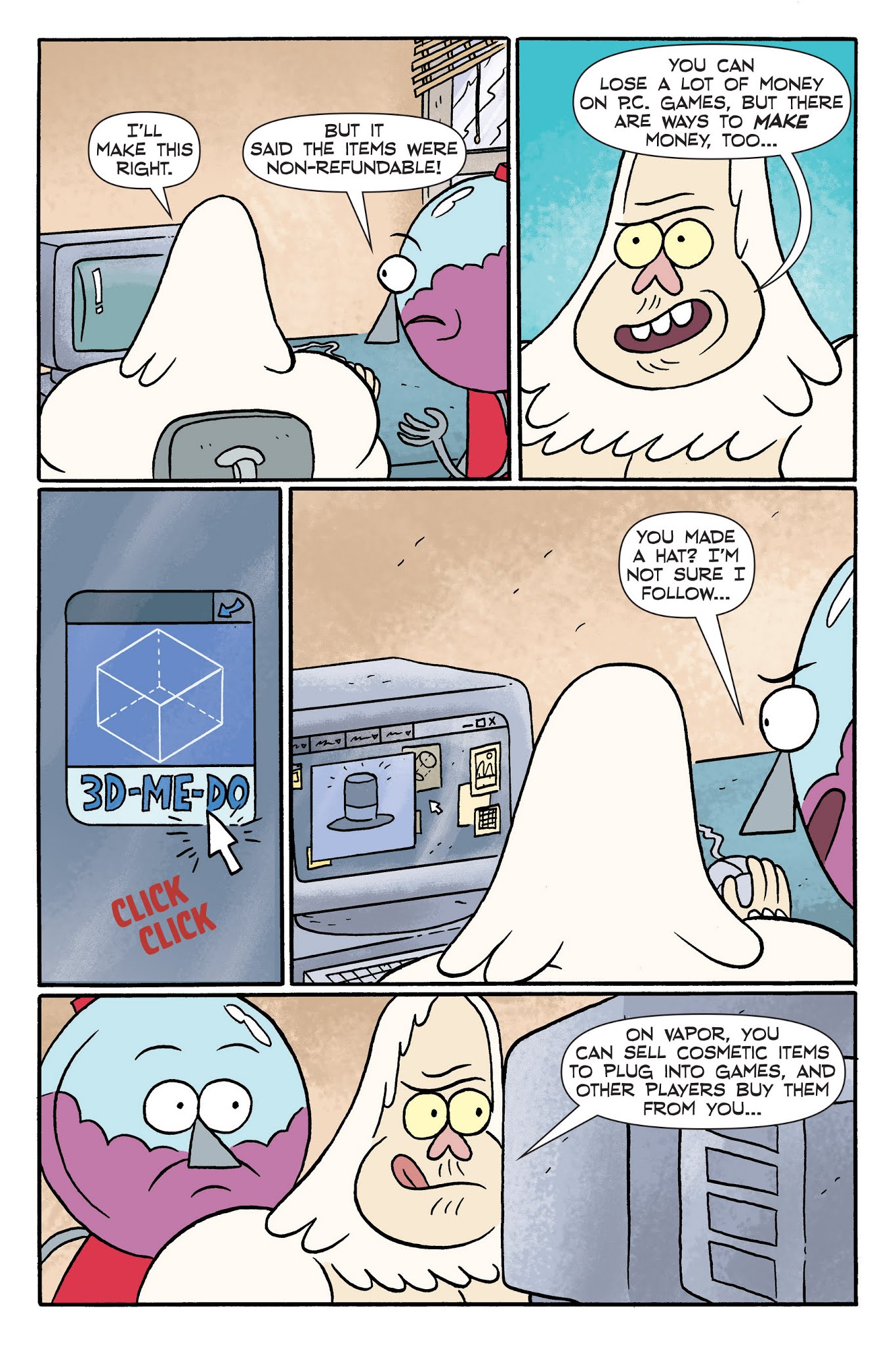Read online Regular Show: A Clash of Consoles comic -  Issue # TPB (Part 1) - 52