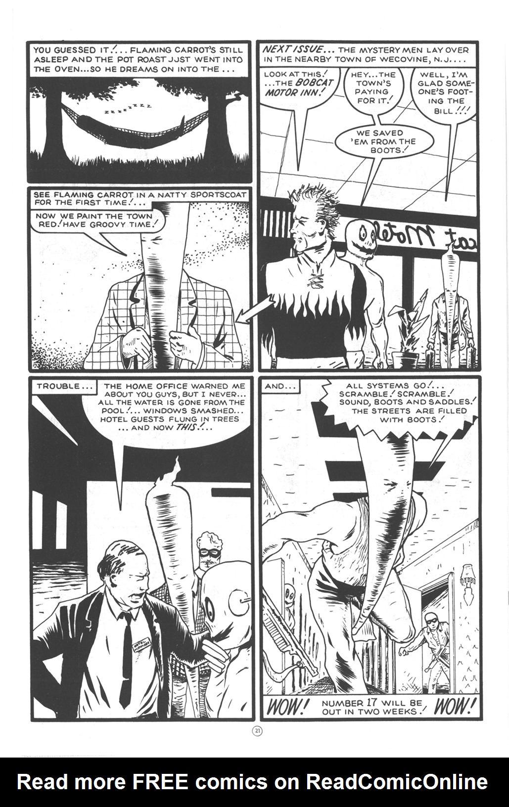 Read online Flaming Carrot Comics (1984) comic -  Issue #16 - 23