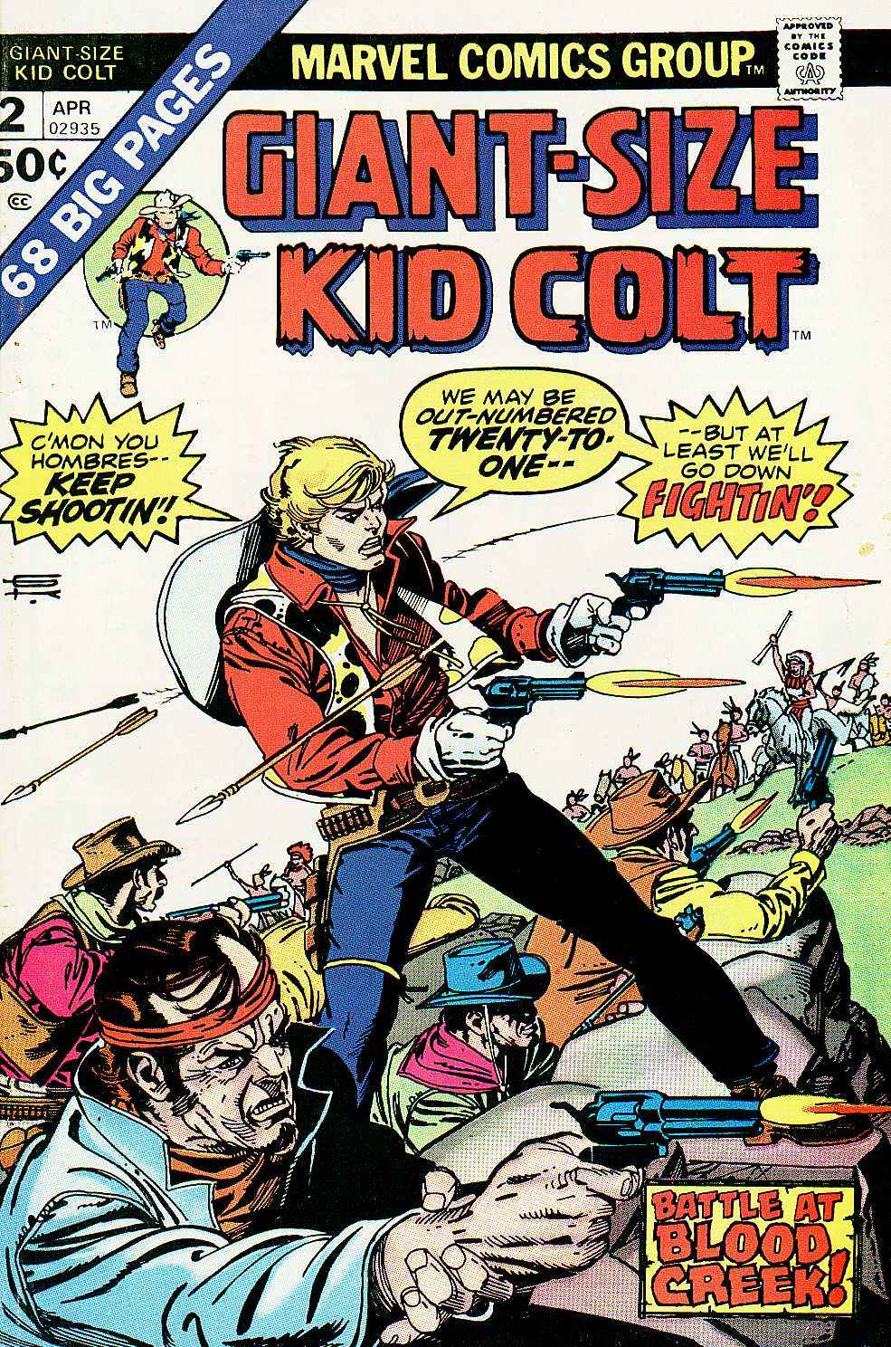 Read online Giant-Size Kid Colt comic -  Issue #2 - 1