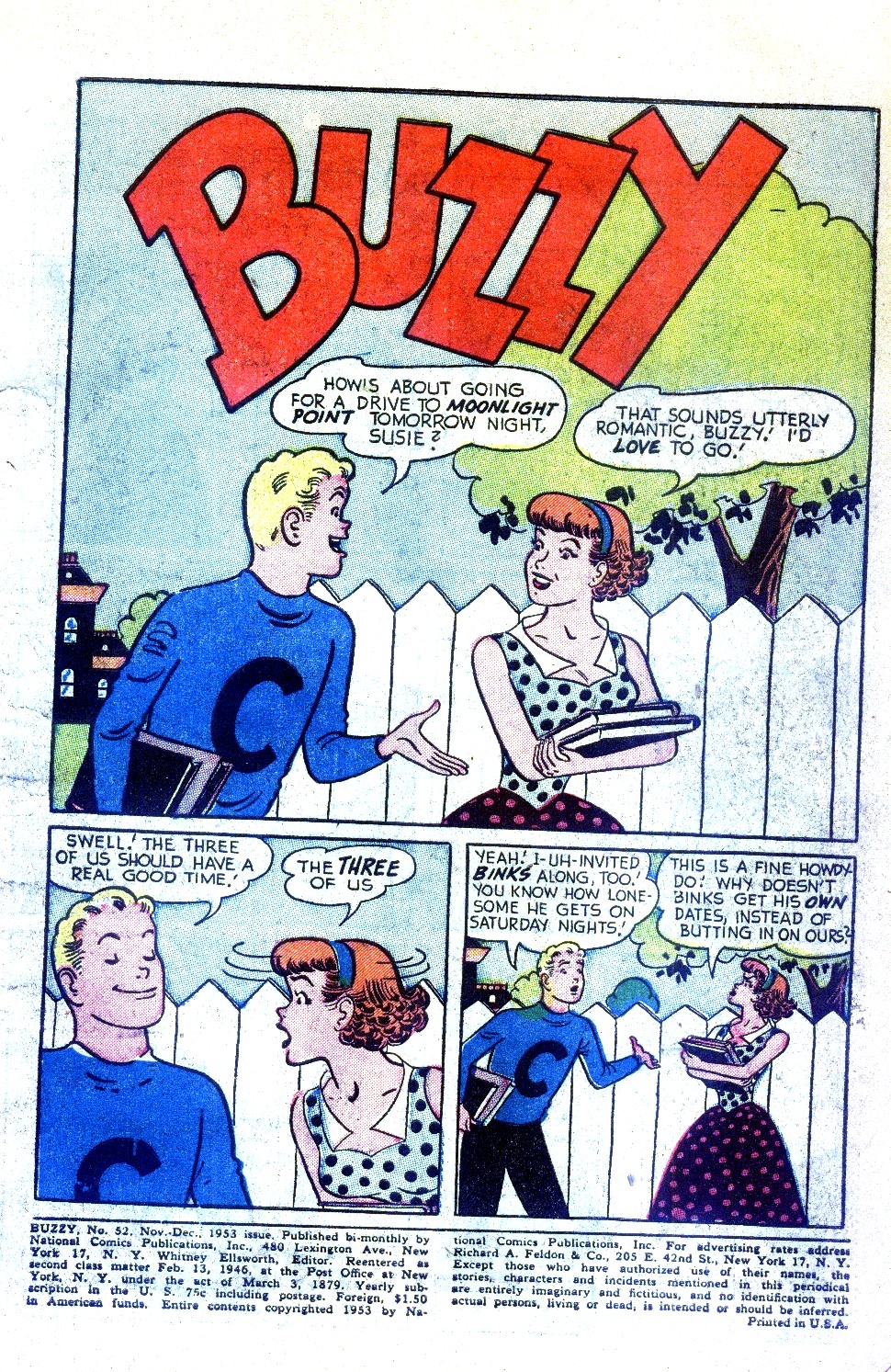 Read online Buzzy comic -  Issue #52 - 3