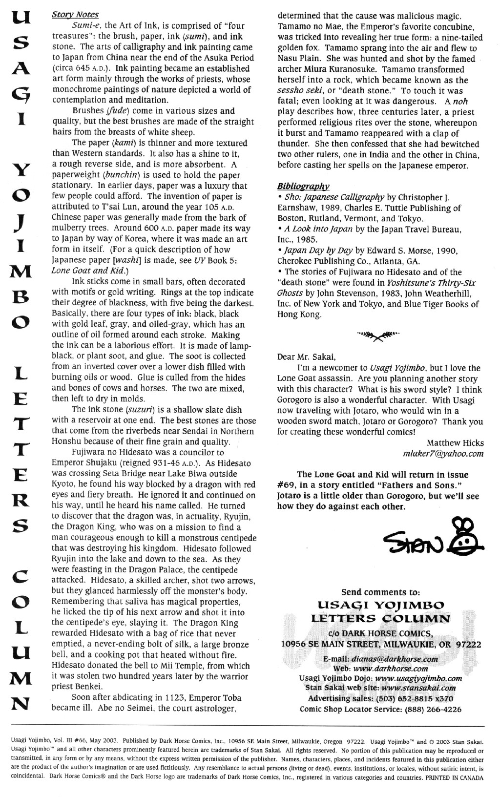 Read online Usagi Yojimbo (1996) comic -  Issue #66 - 27