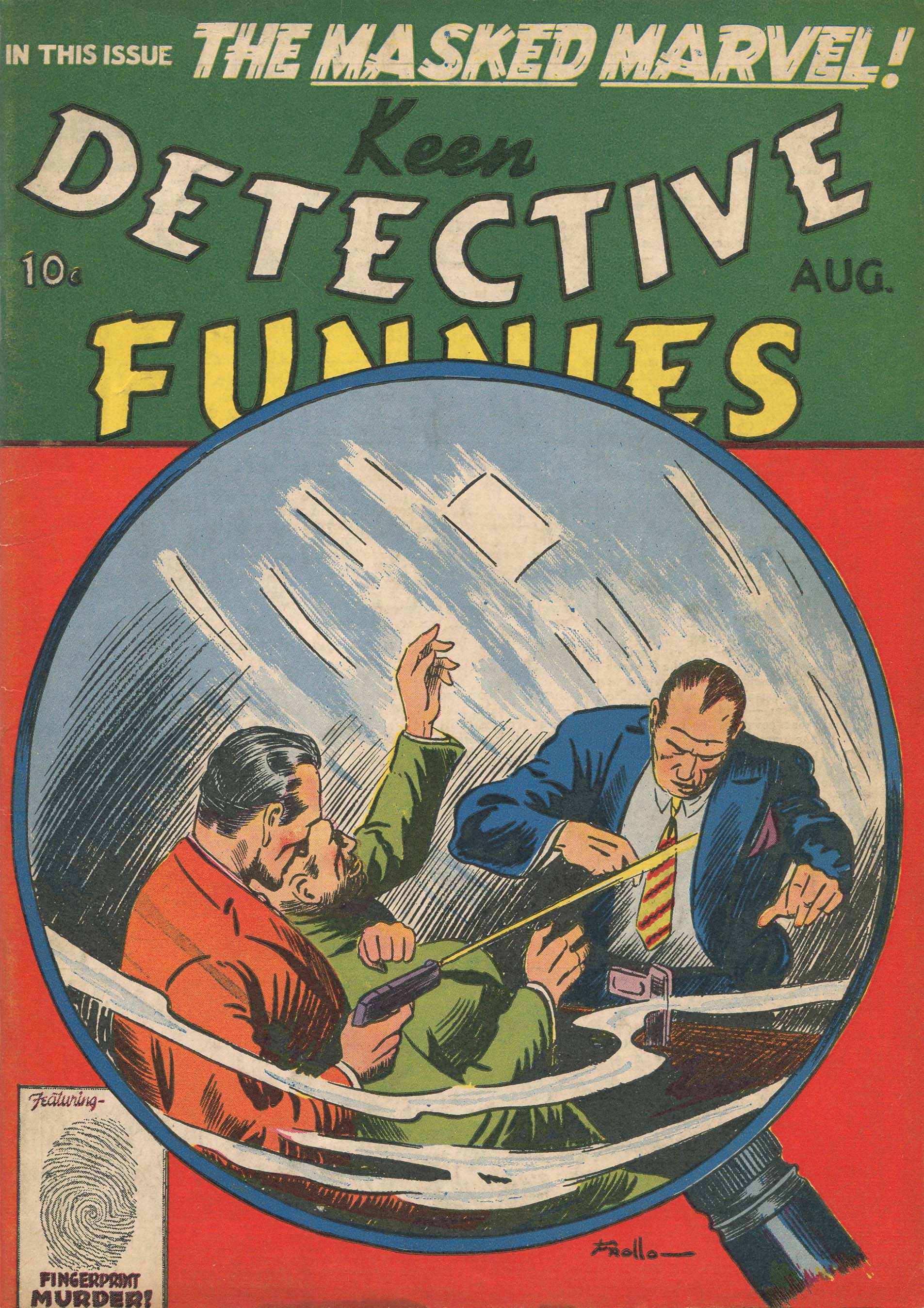 Read online Keen Detective Funnies comic -  Issue #12 - 1