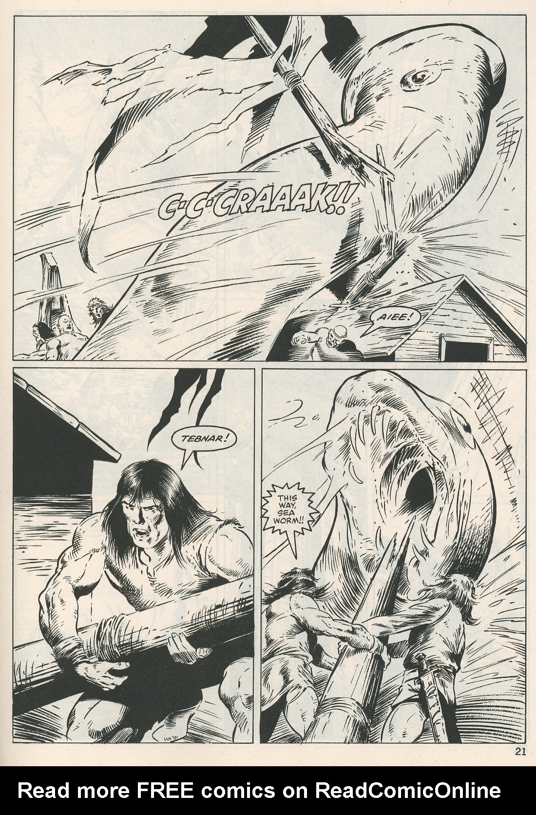Read online The Savage Sword Of Conan comic -  Issue #115 - 21