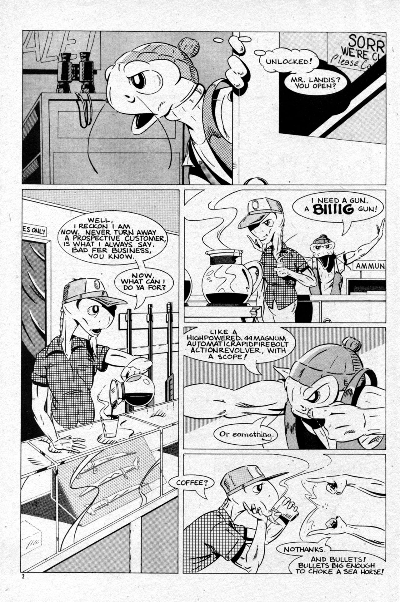 Read online The Fish Police comic -  Issue #7 - 4