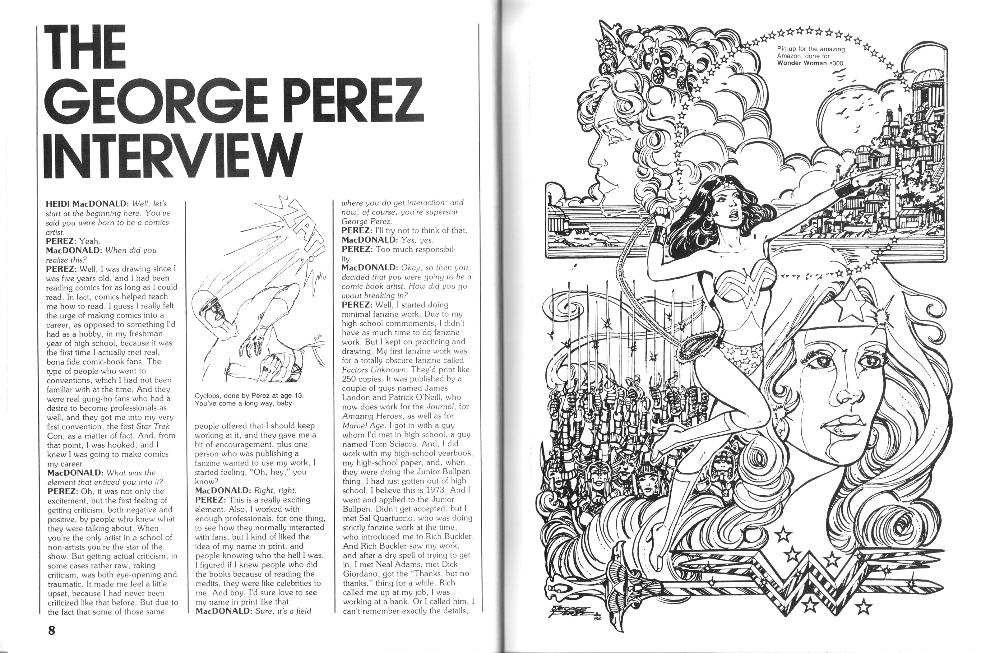 Read online Focus On George Perez comic -  Issue # Full - 5