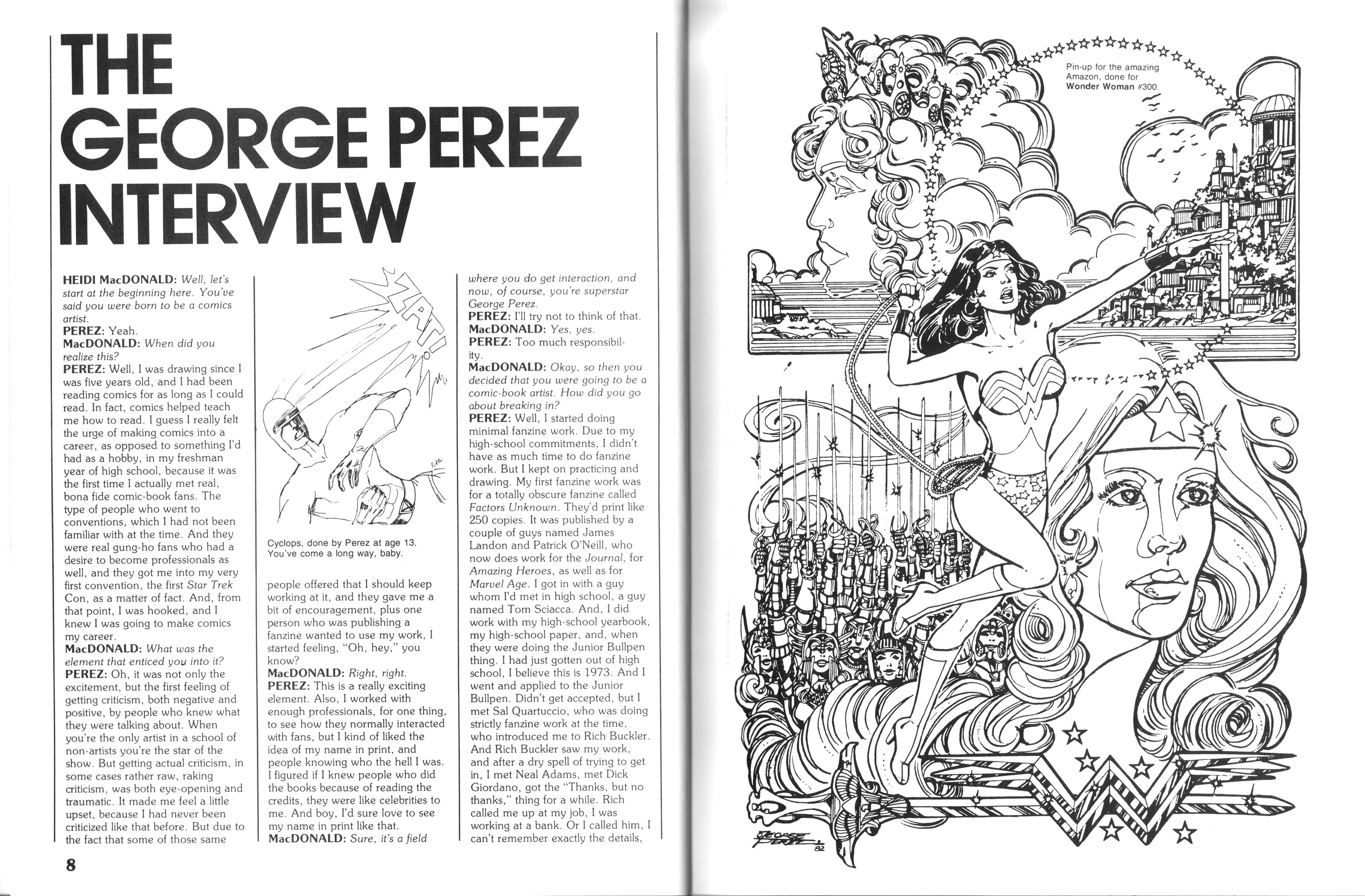 Read online Focus On George Perez comic -  Issue # Full - 5