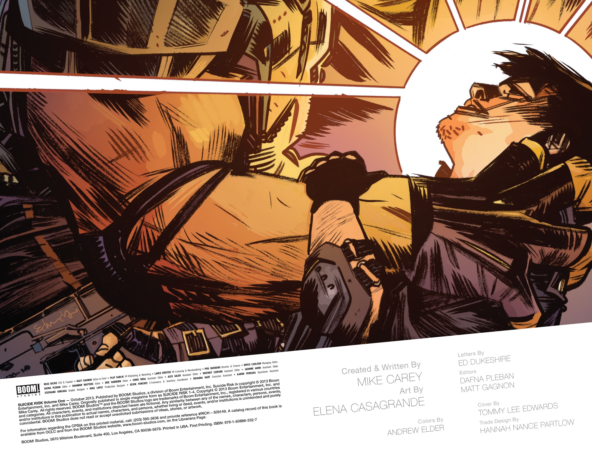 Read online Suicide Risk comic -  Issue # _TPB 1 - 3