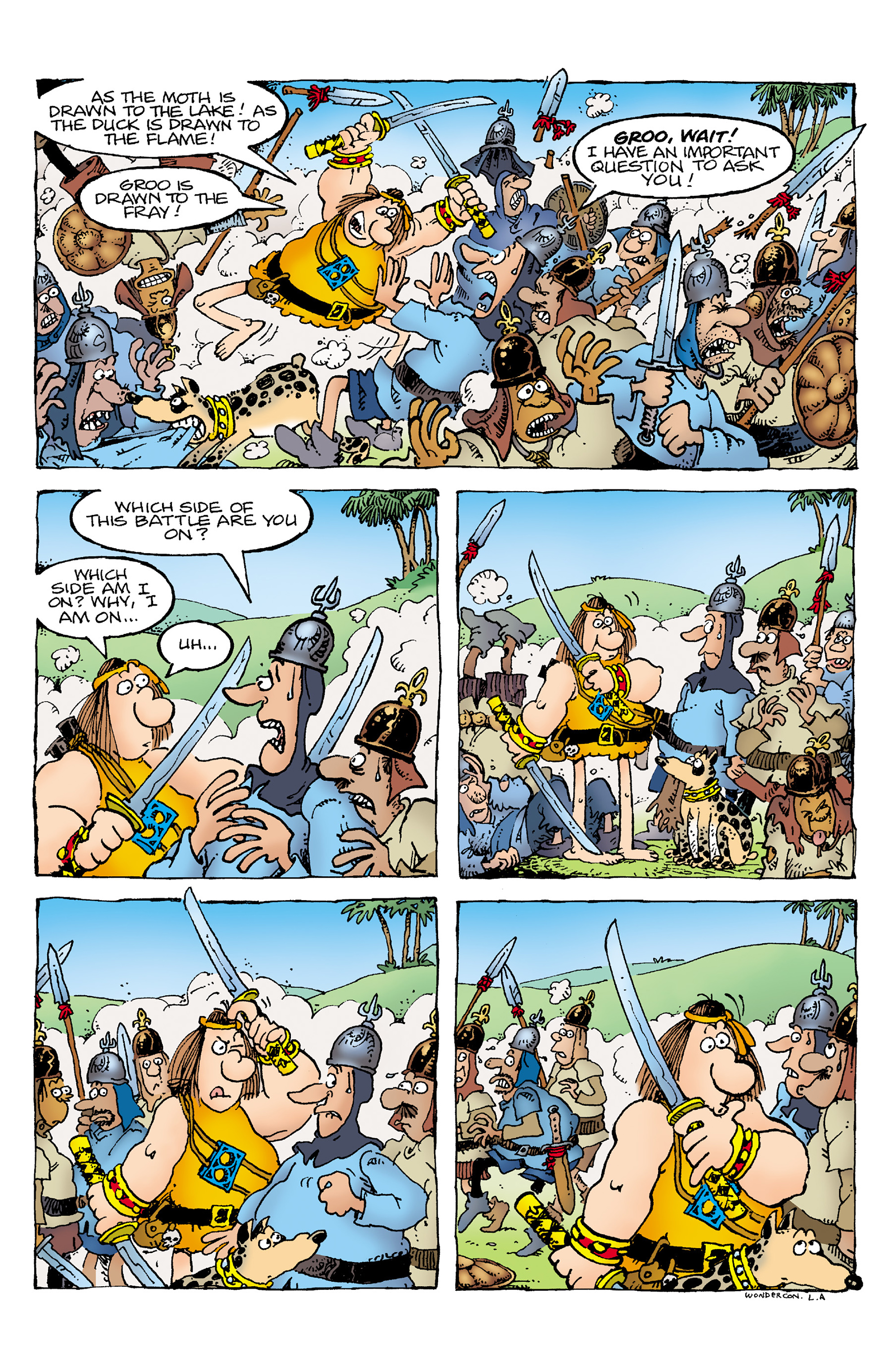 Read online Groo: Fray of the Gods comic -  Issue #1 - 8