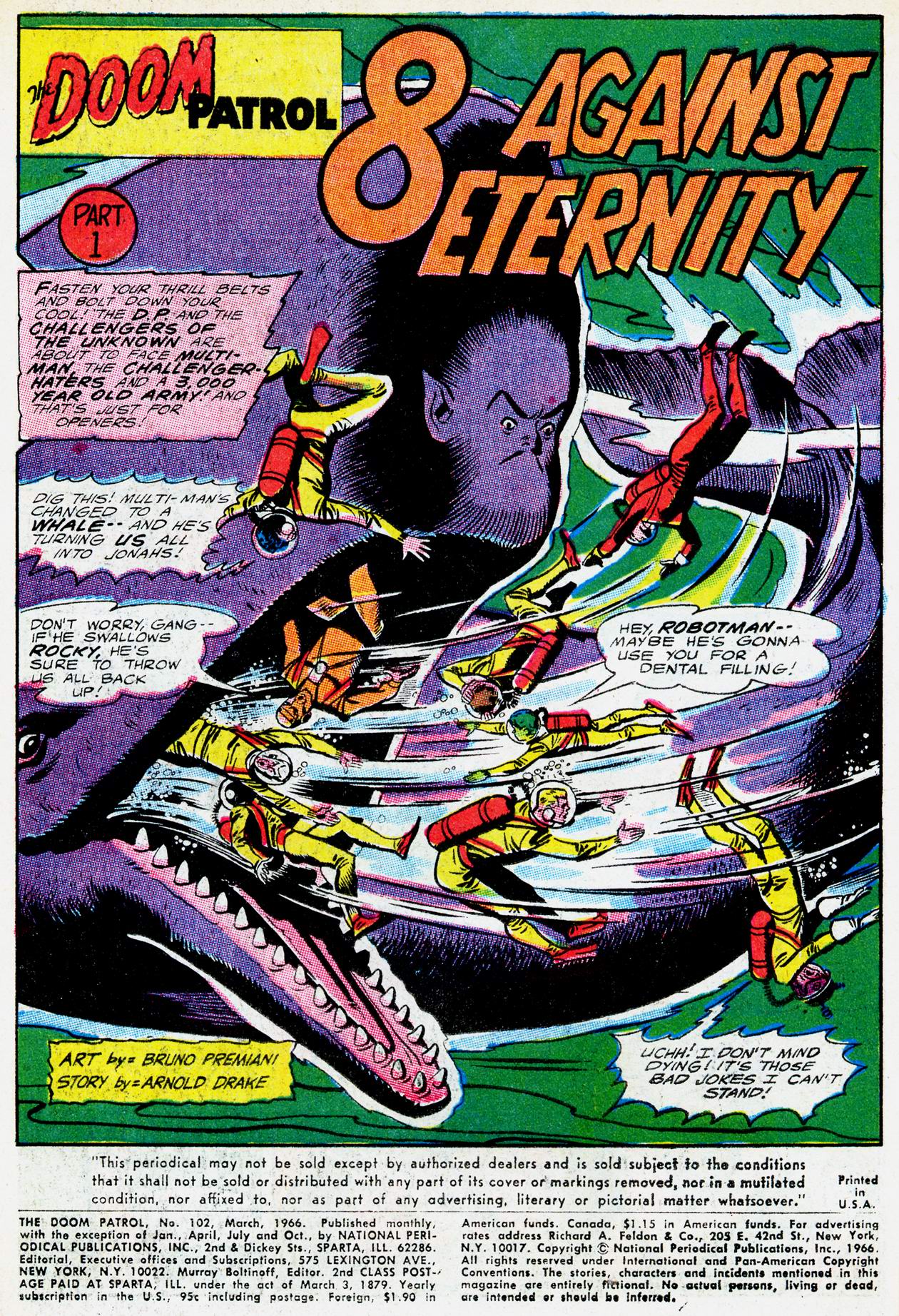 Read online Doom Patrol (1964) comic -  Issue #102 - 2