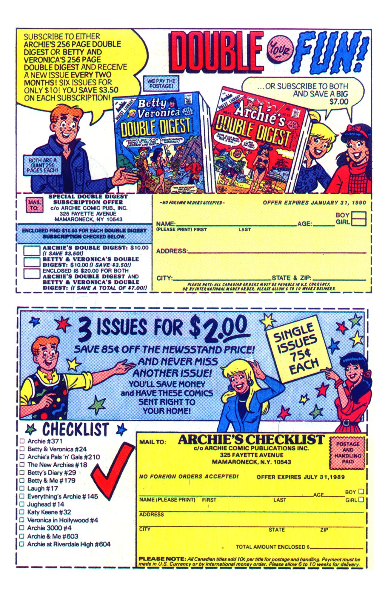 Read online Archie Giant Series Magazine comic -  Issue #601 - 12