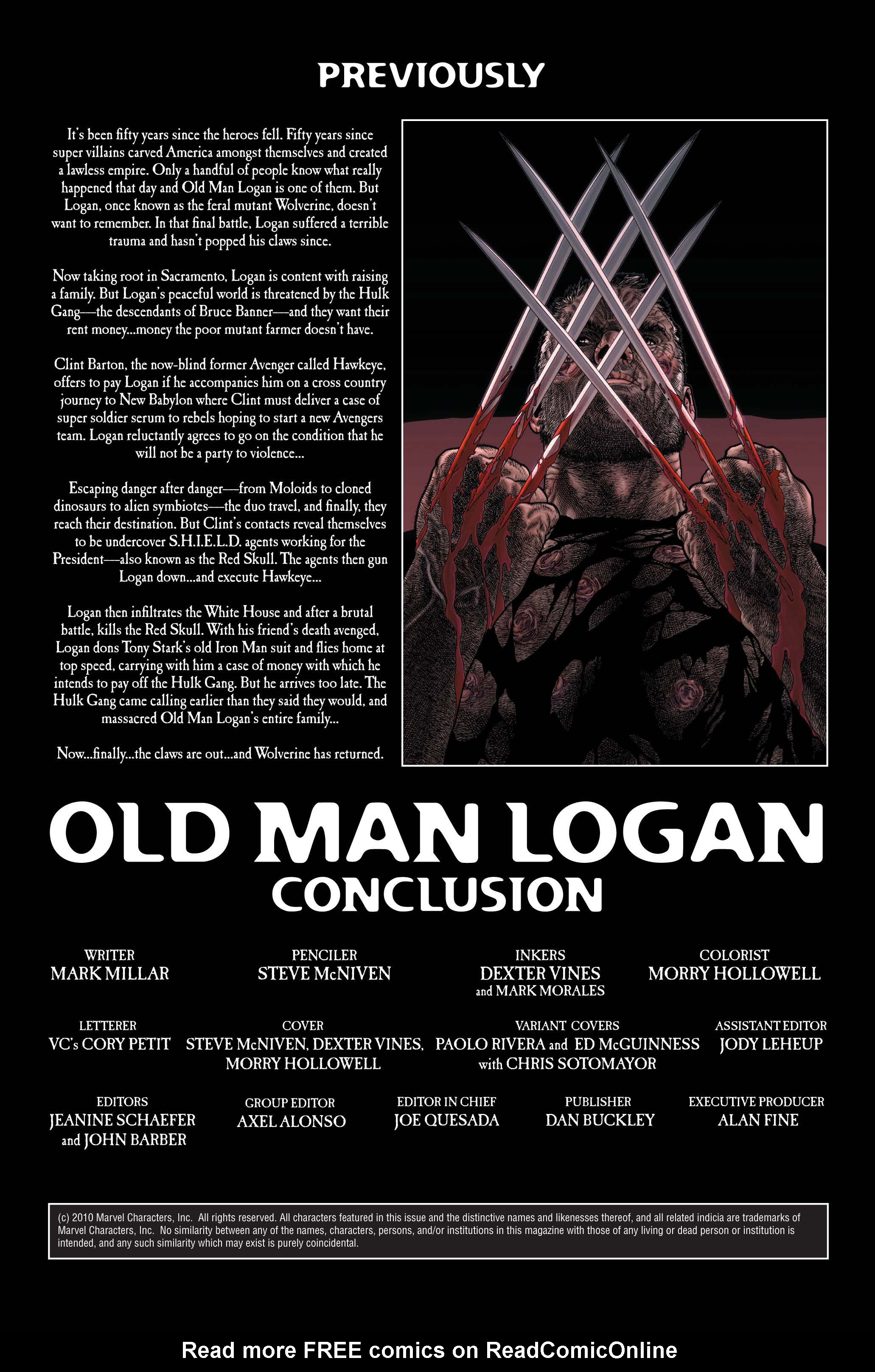 Read online Wolverine: Old Man Logan Giant-Size comic -  Issue #1 - 2