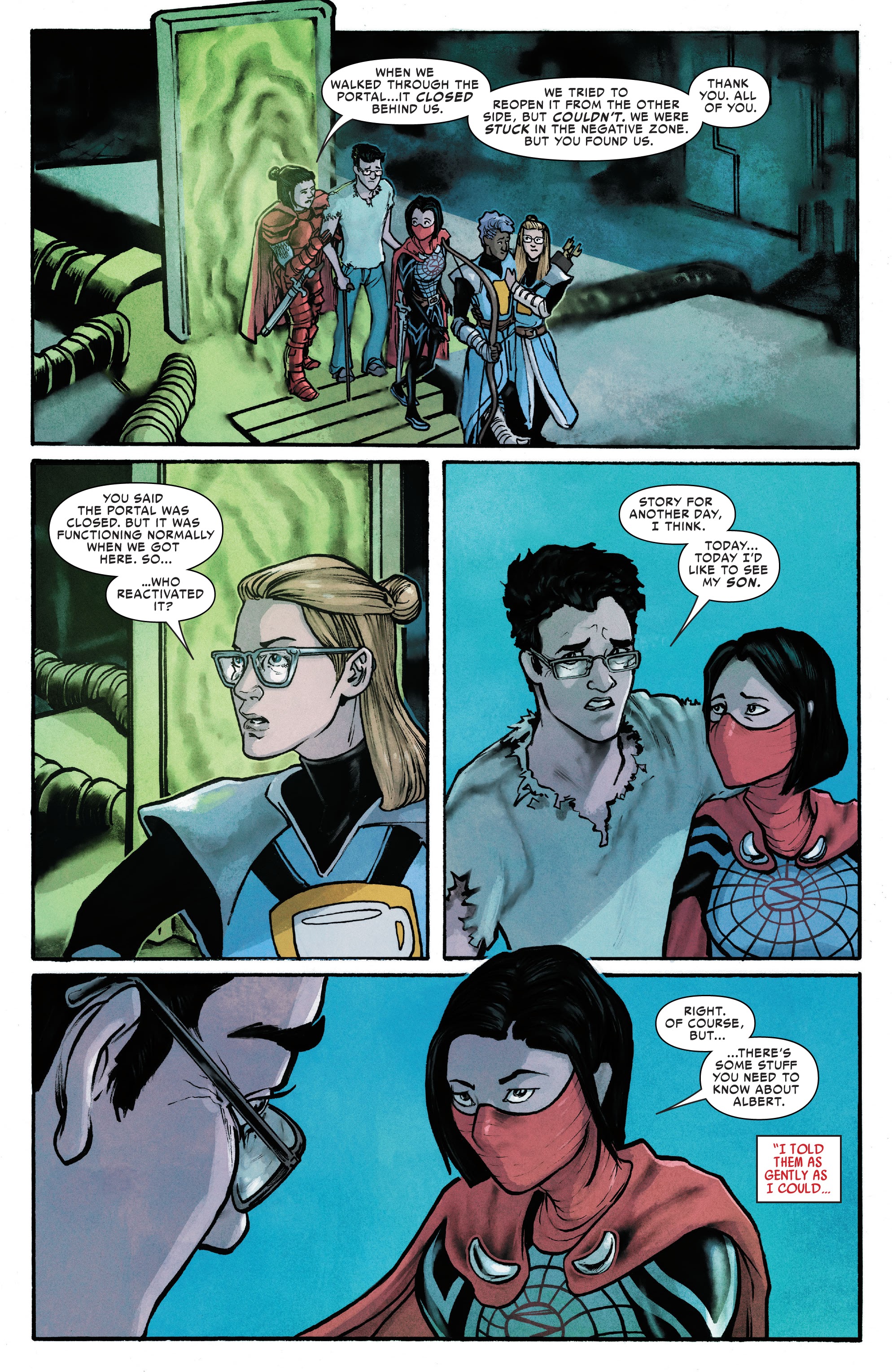 Read online Silk: Out of the Spider-Verse comic -  Issue # TPB 3 (Part 1) - 98
