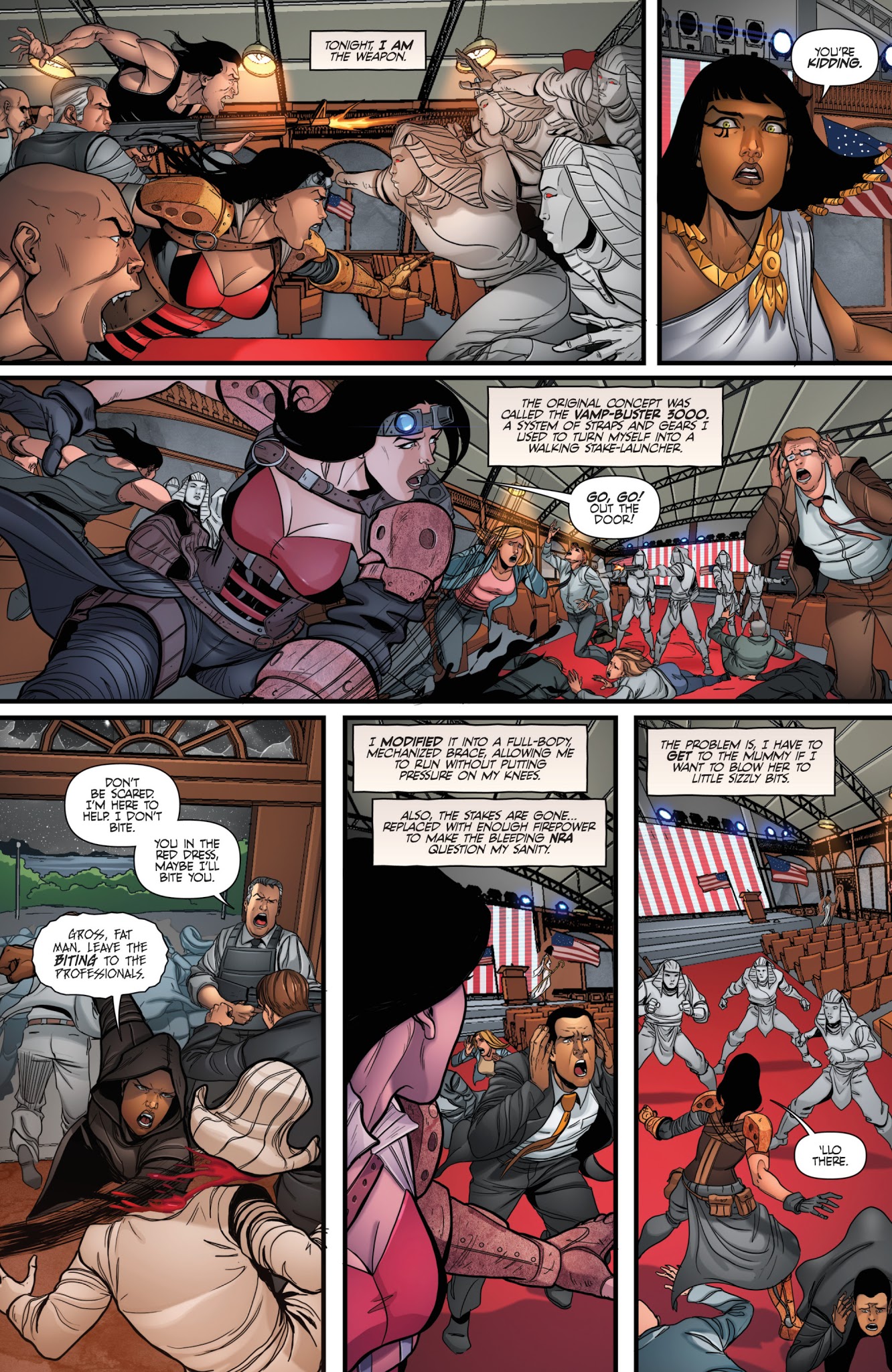 Read online Van Helsing vs The Mummy of Amun-Ra comic -  Issue #6 - 11