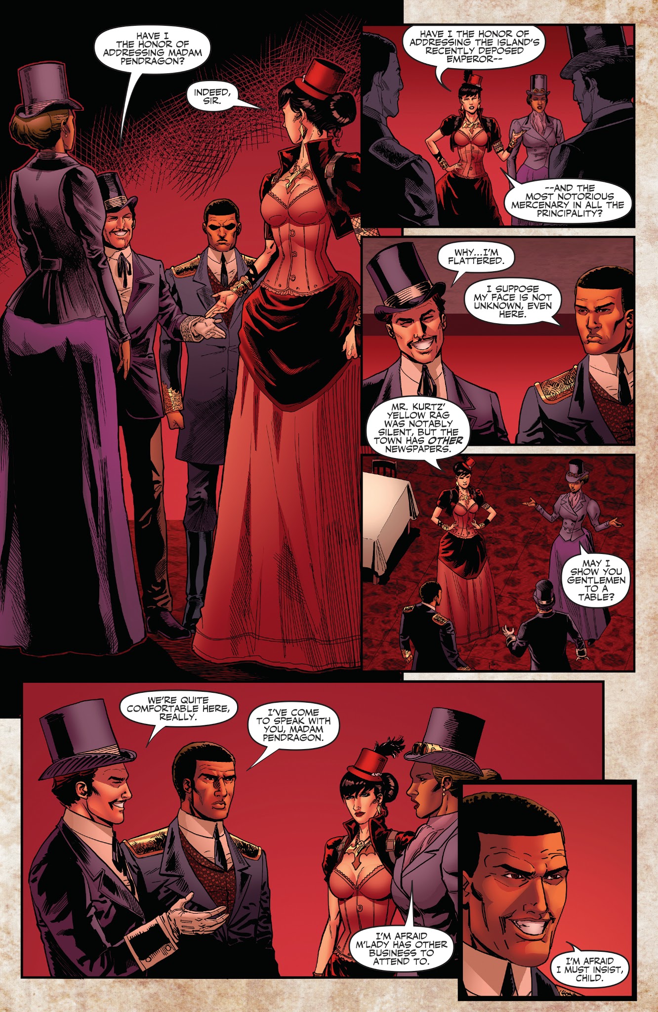 Read online Legenderry: Vampirella comic -  Issue # _TPB - 41