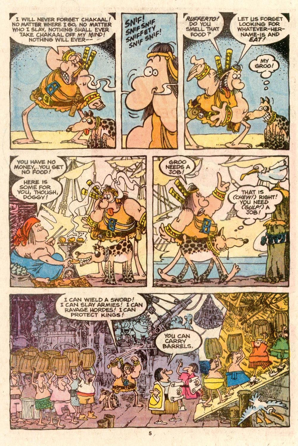 Read online Sergio Aragonés Groo the Wanderer comic -  Issue #54 - 5