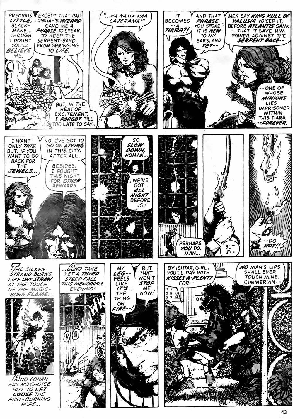 Read online The Savage Sword Of Conan comic -  Issue #82 - 39