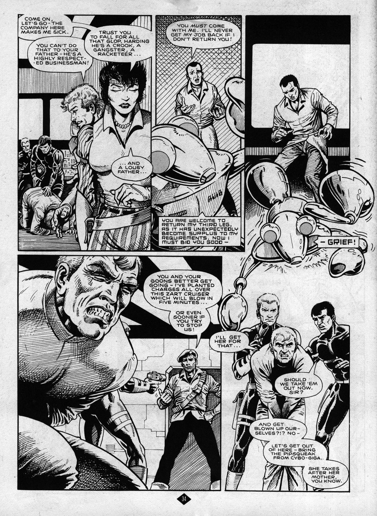 Read online Captain Britain (1985) comic -  Issue #9 - 34
