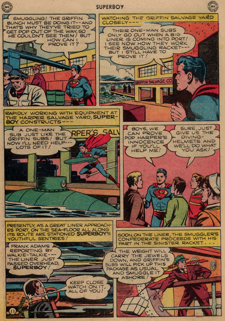 Read online Superboy (1949) comic -  Issue #4 - 41