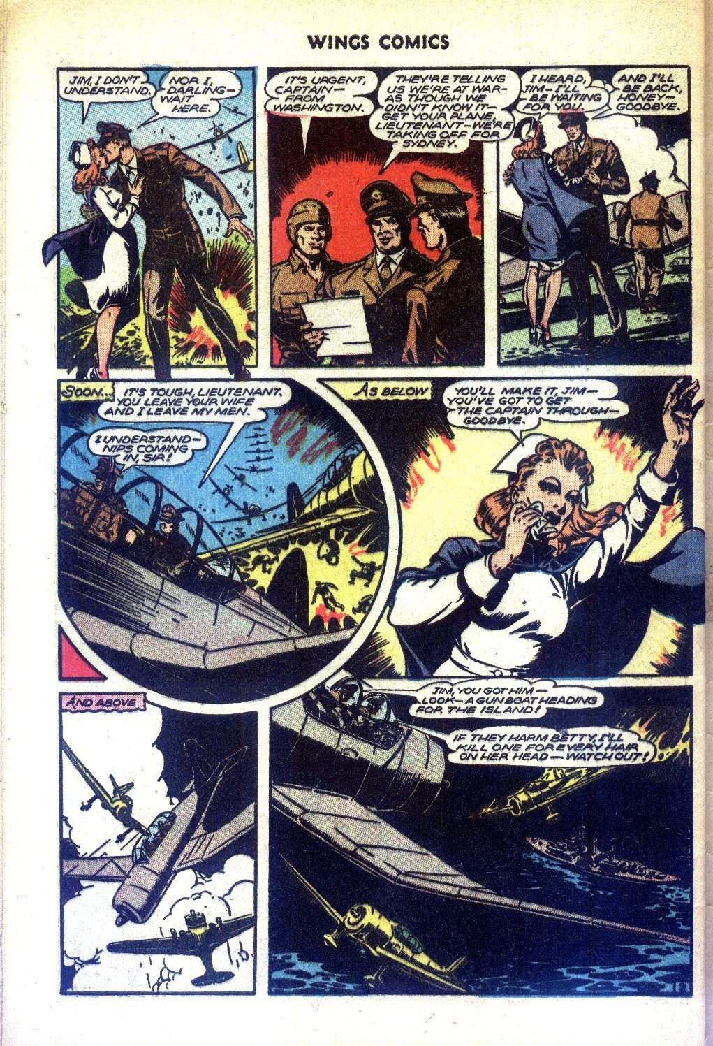 Read online Wings Comics comic -  Issue #68 - 44