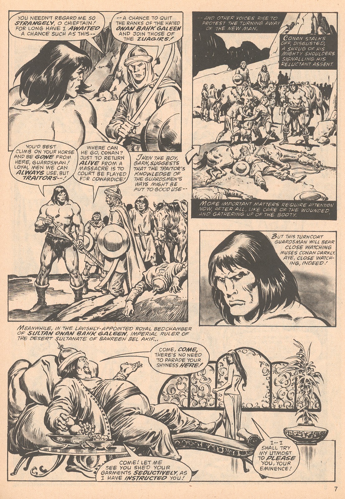 Read online The Savage Sword Of Conan comic -  Issue #63 - 7