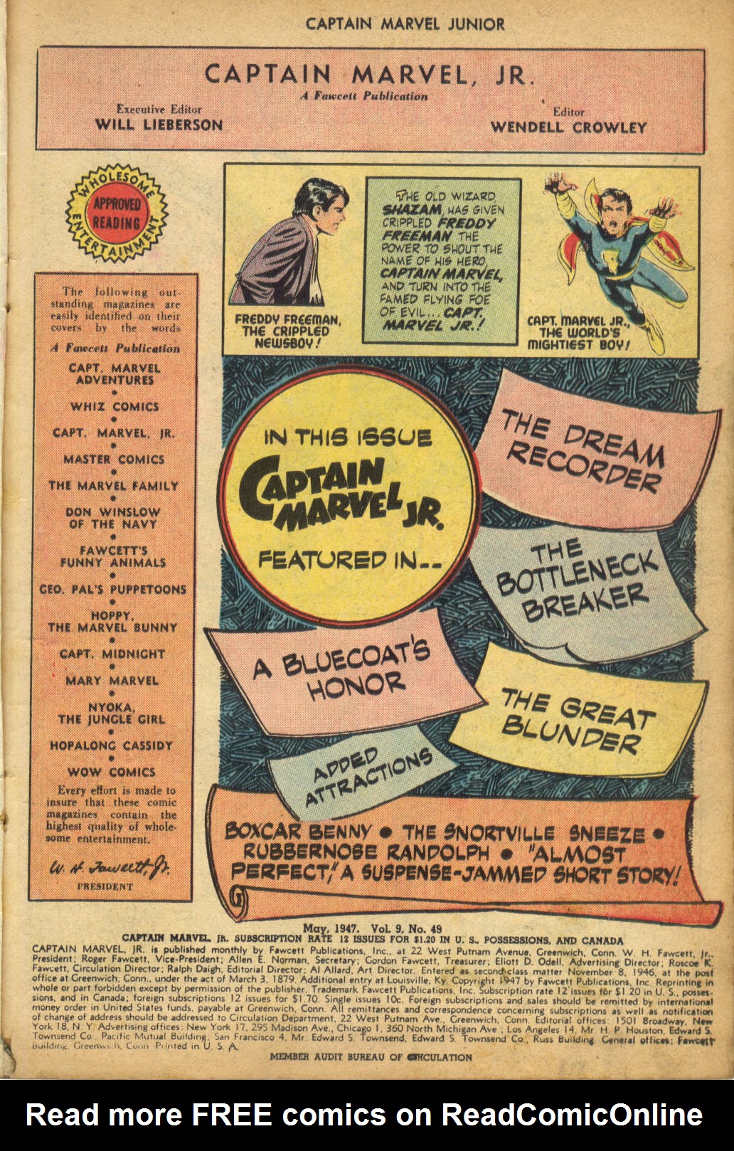 Read online Captain Marvel, Jr. comic -  Issue #49 - 3