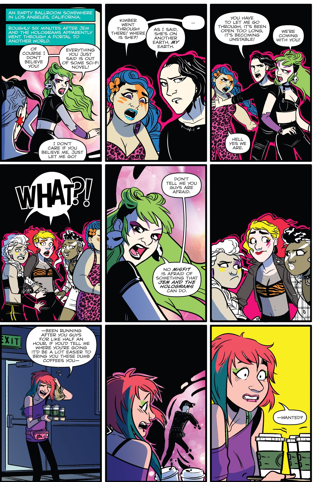 Read online Jem and the Holograms: The Misfits: Infinite comic -  Issue #1 - 5