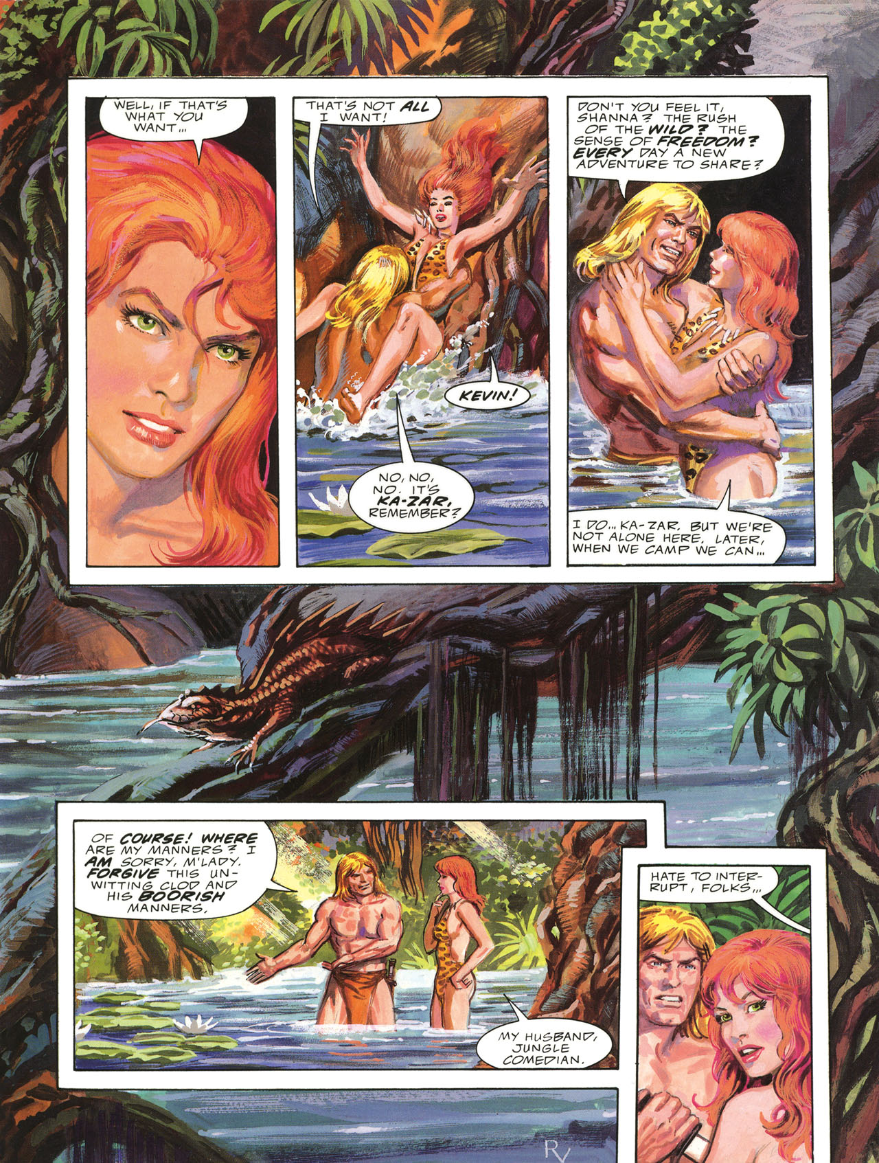 Read online Marvel Graphic Novel comic -  Issue #62 - Ka-Zar - Guns of the Savage Land - 35