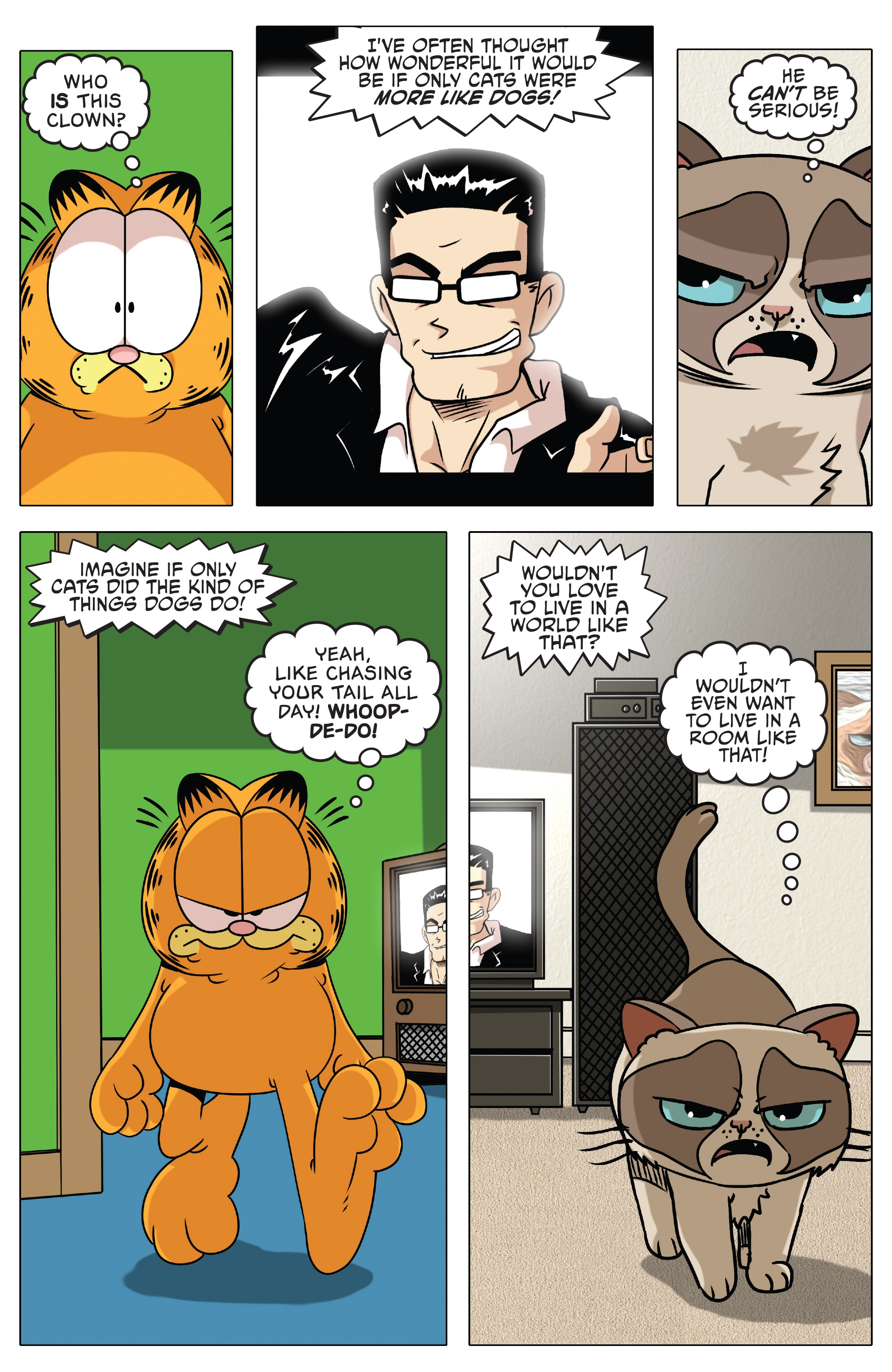 Read online Grumpy Cat/Garfield comic -  Issue #1 - 7