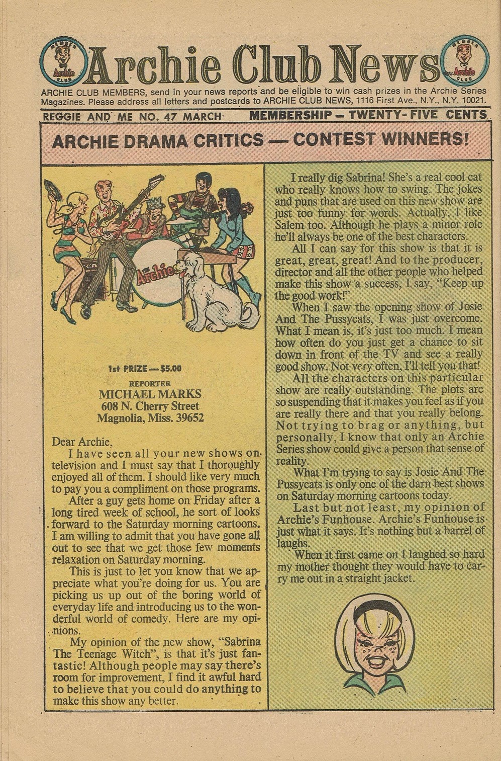 Read online Reggie and Me (1966) comic -  Issue #47 - 10