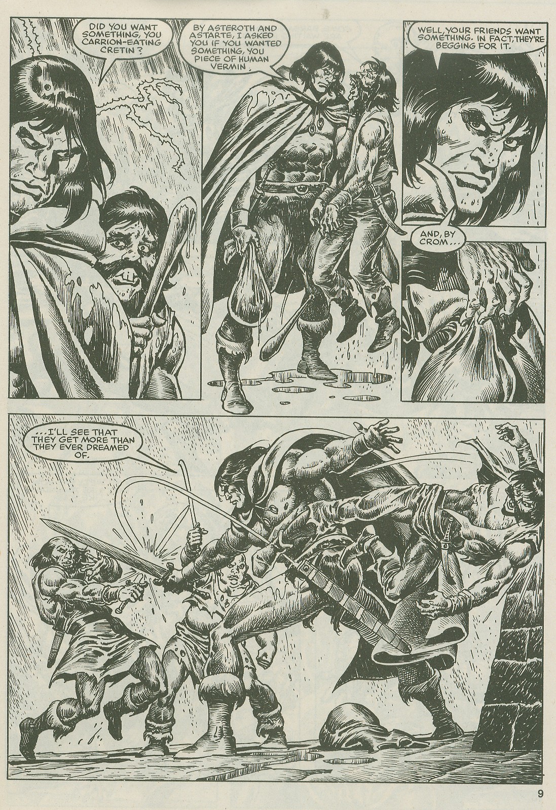 Read online The Savage Sword Of Conan comic -  Issue #122 - 9