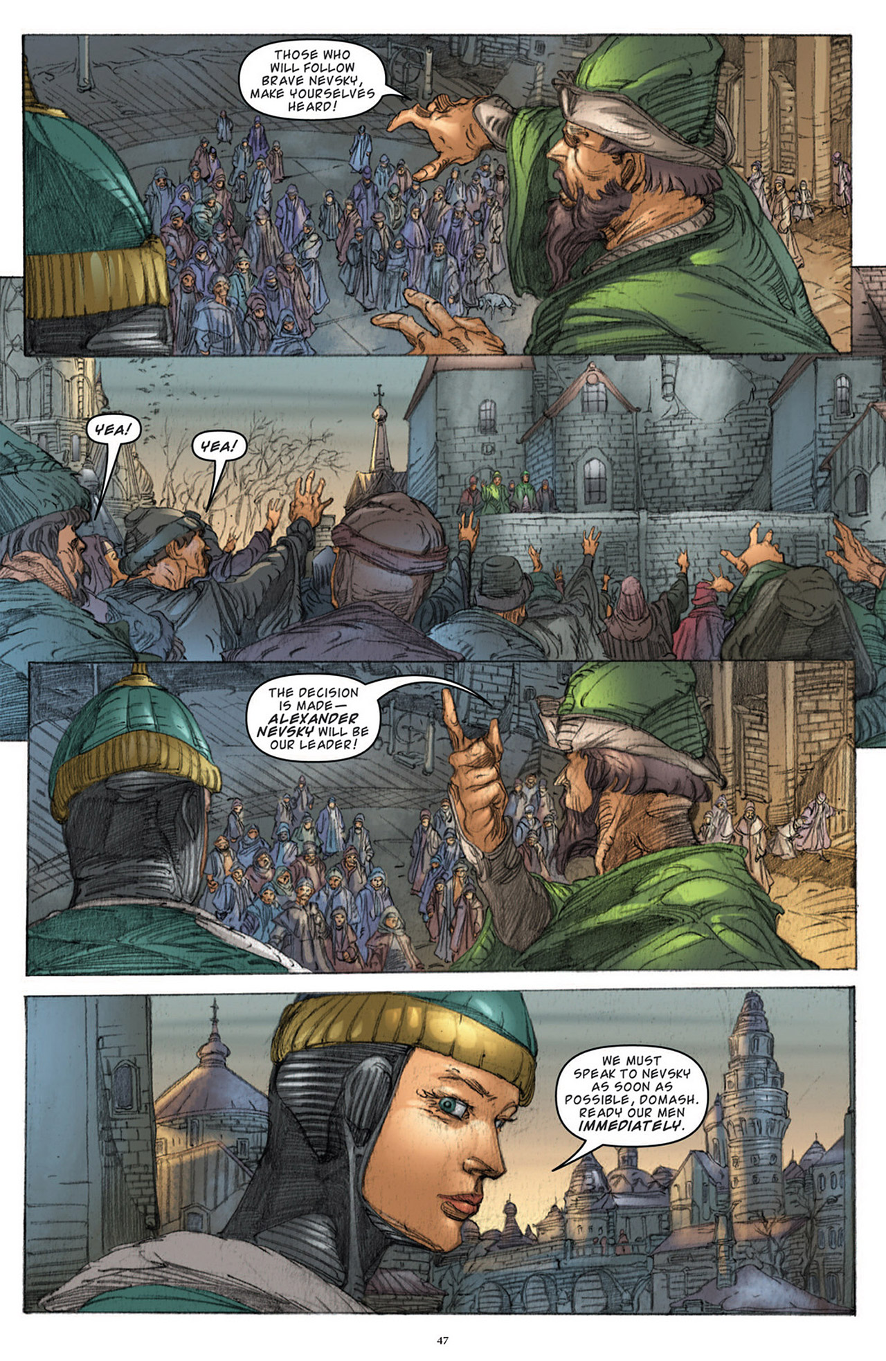 Read online Nevsky: A Hero of the People comic -  Issue # TPB - 47