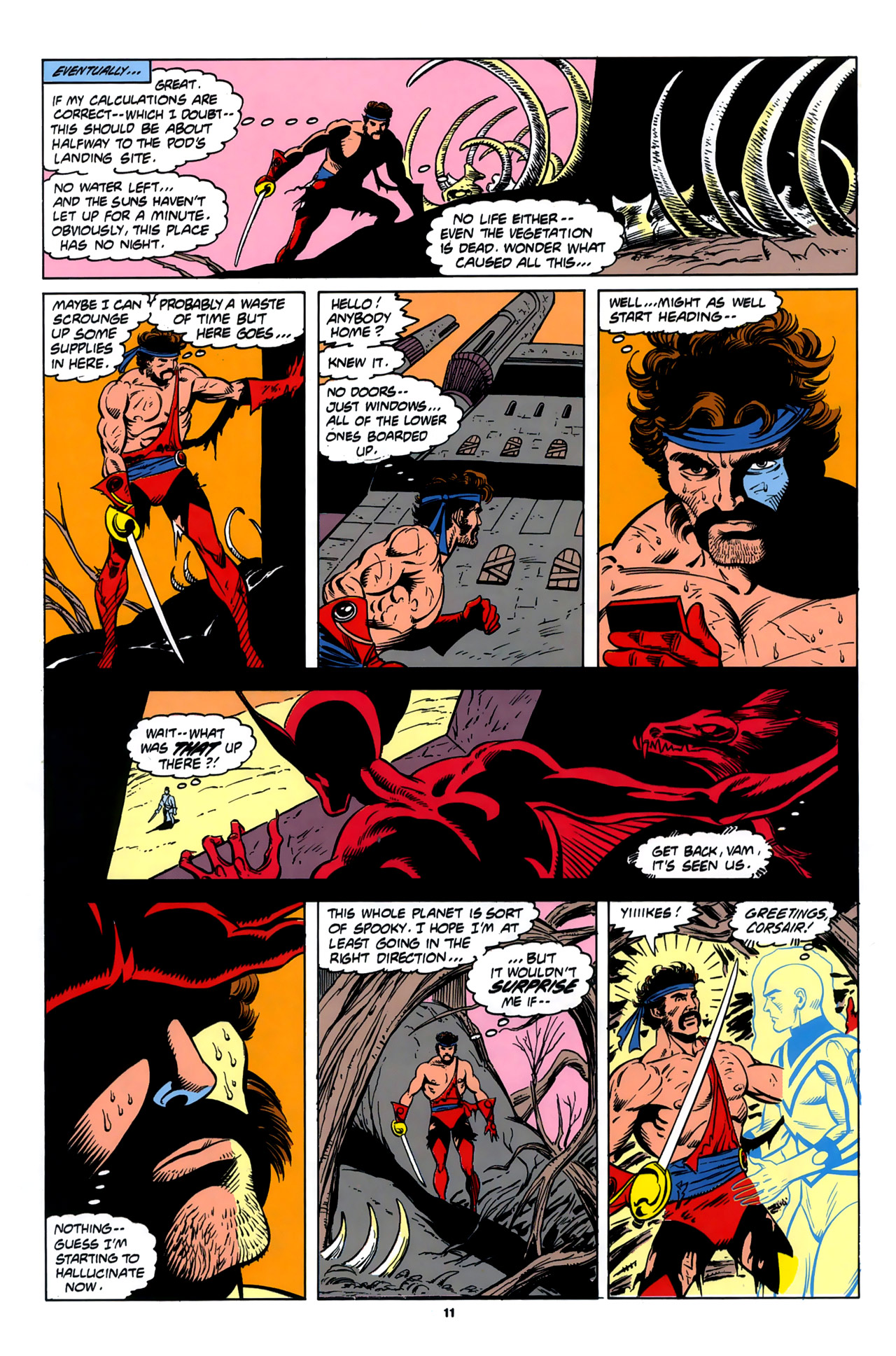 Read online X-Men Spotlight On...Starjammers comic -  Issue #1 - 13